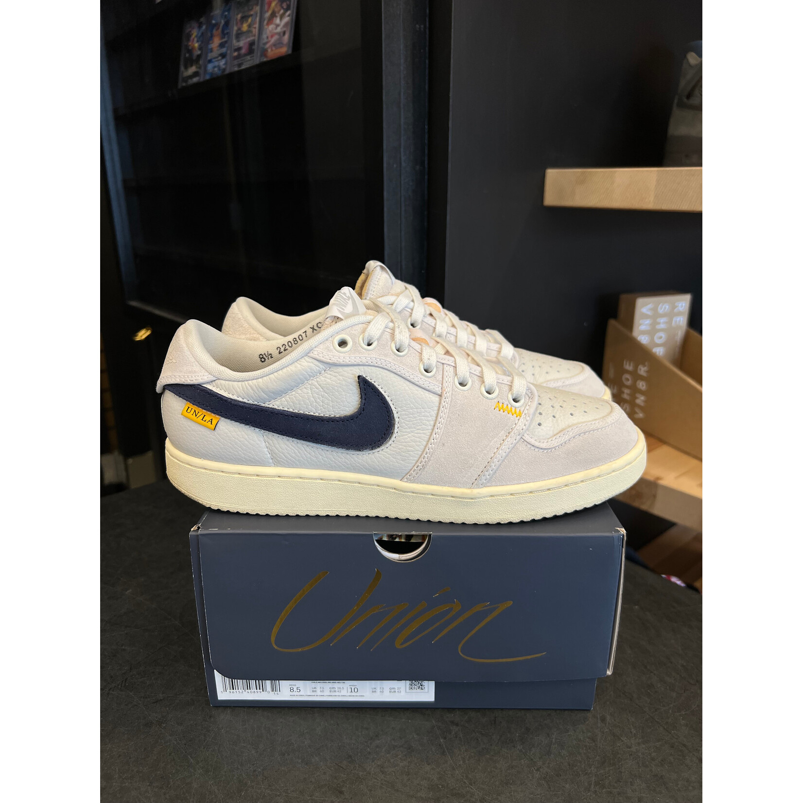 Jordan Jordan 1 Retro AJKO Low SP Union Sail Leather Size 8.5, PREOWNED