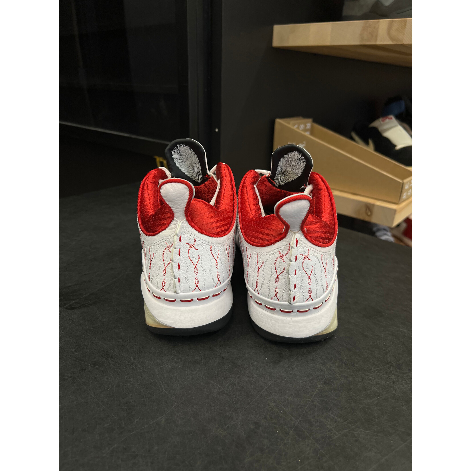 Jordan Jordan 23 Low White Varsity Red Size 8, PREOWNED*
