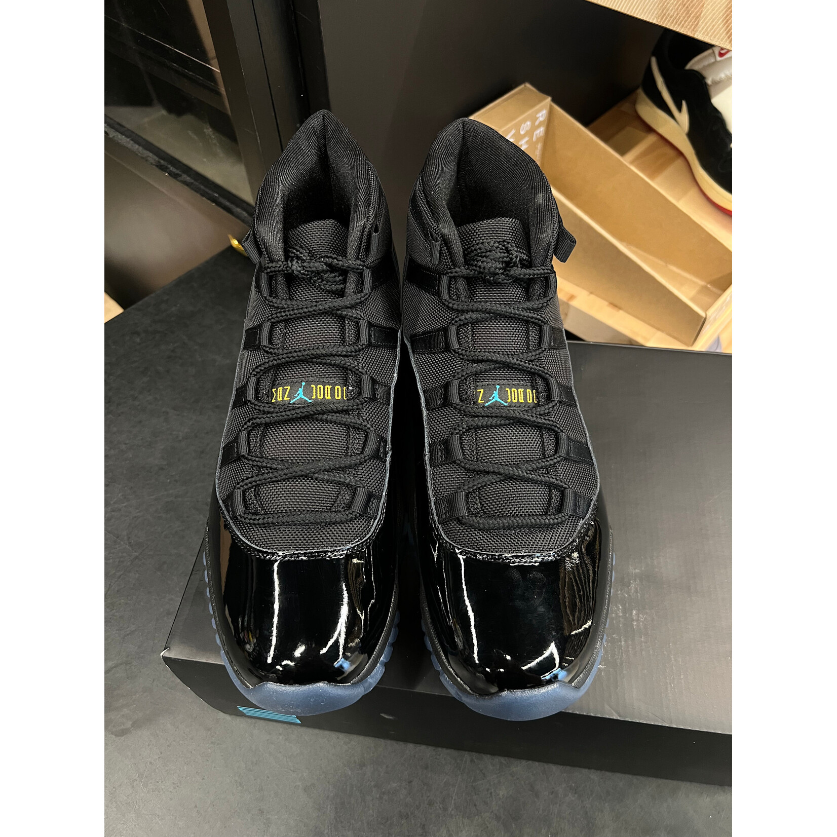 Jordan Jordan 11 Retro Gamma Blue (2025) Size 11, PREOWNED PADS SLIGHT CREASE