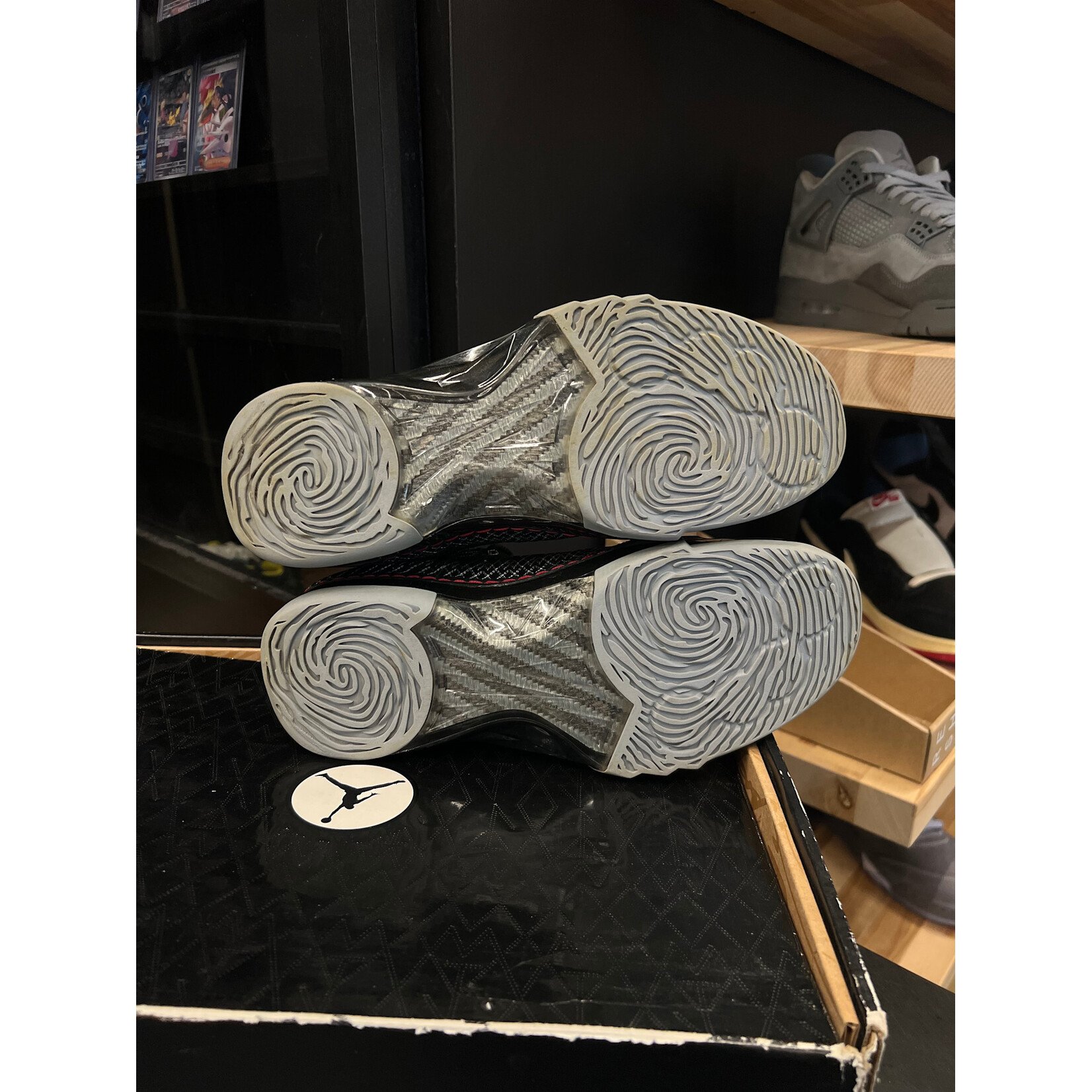 Jordan Jordan 23 Black Stealth Size 8.5, PREOWNED REP BOX (WHITE STEALTH STYLE CODE BOX)