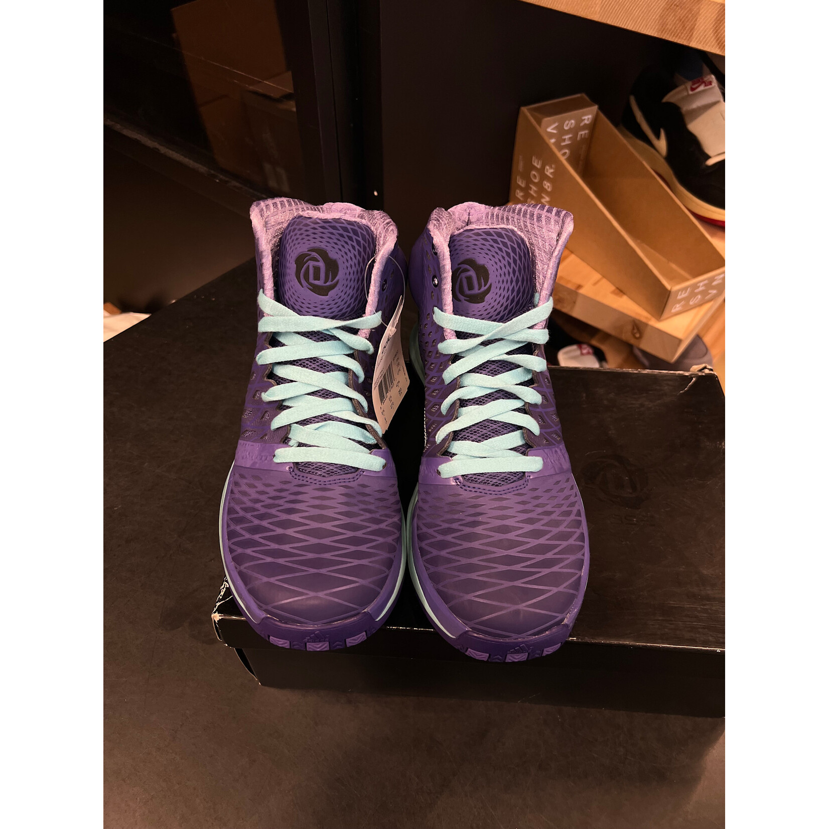 Adidas adidas D Rose 3.5 Murray Park Winter Purple Size 9, PREOWNED PADS WITH TAG