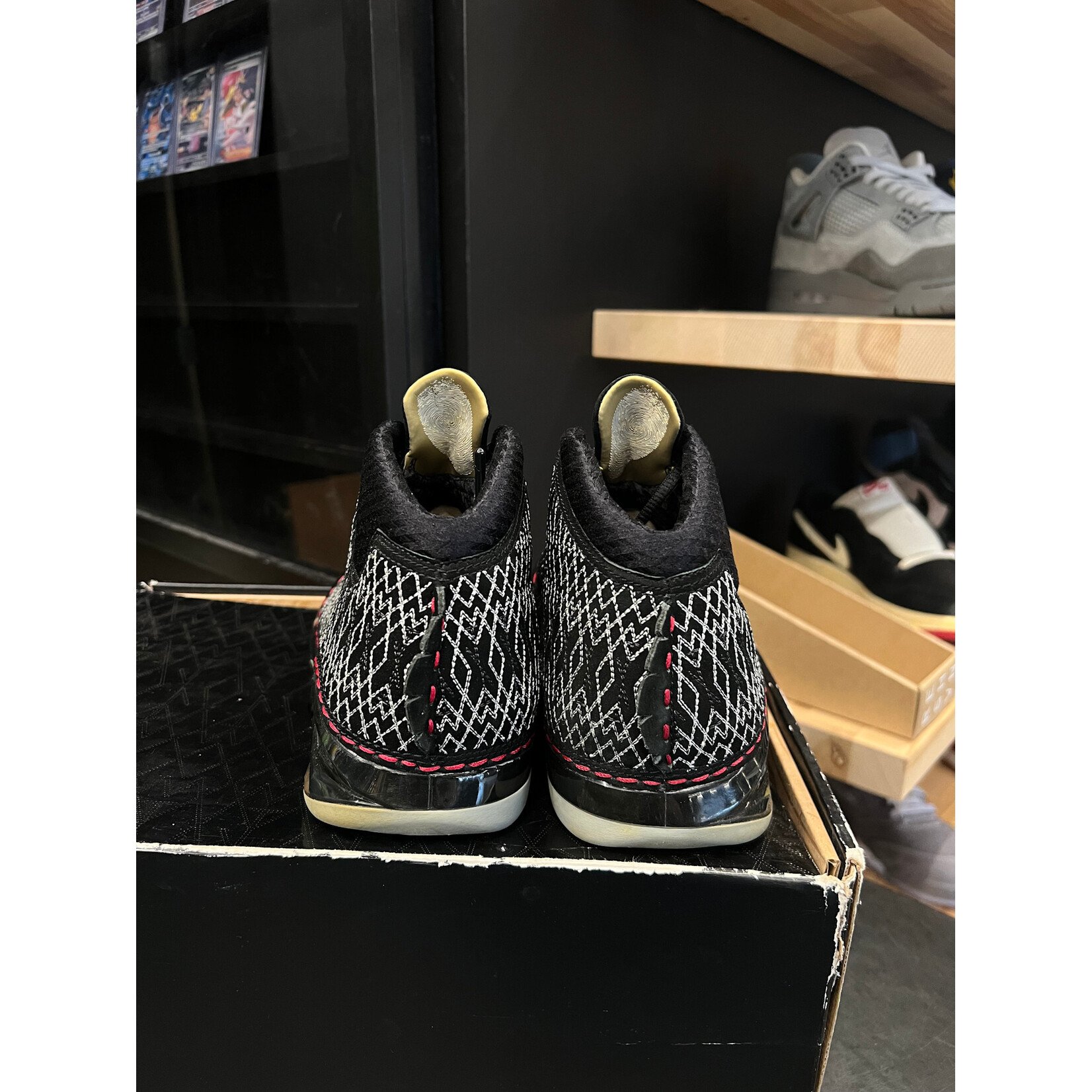 Jordan Jordan 23 Black Stealth Size 8.5, PREOWNED REP BOX (WHITE STEALTH STYLE CODE BOX)