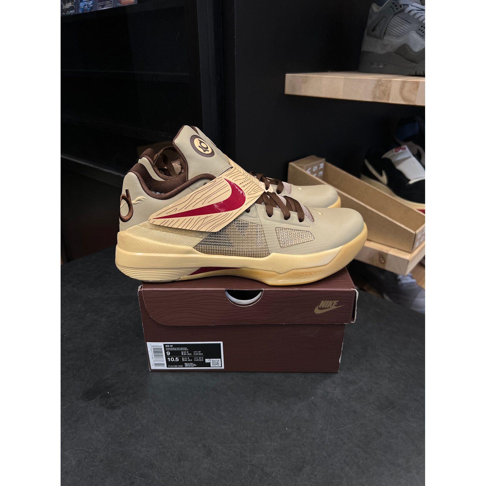 Nike Nike KD 4 Year of the Dragon 2.0 Size 9, PREOWNED PADS TIRED ON