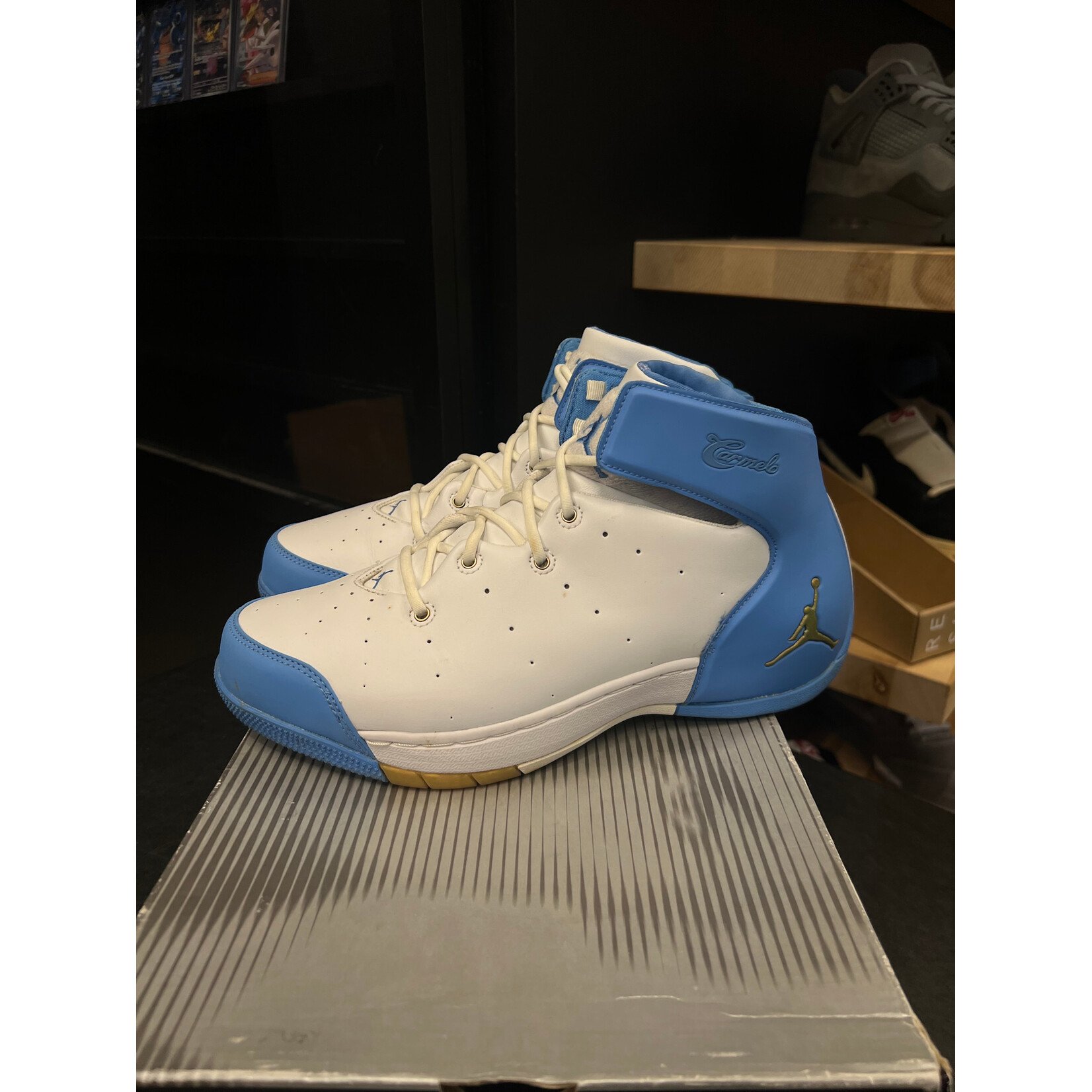 Jordan Jordan Melo 1.5 White University Blue OG Size 8, PREOWNED