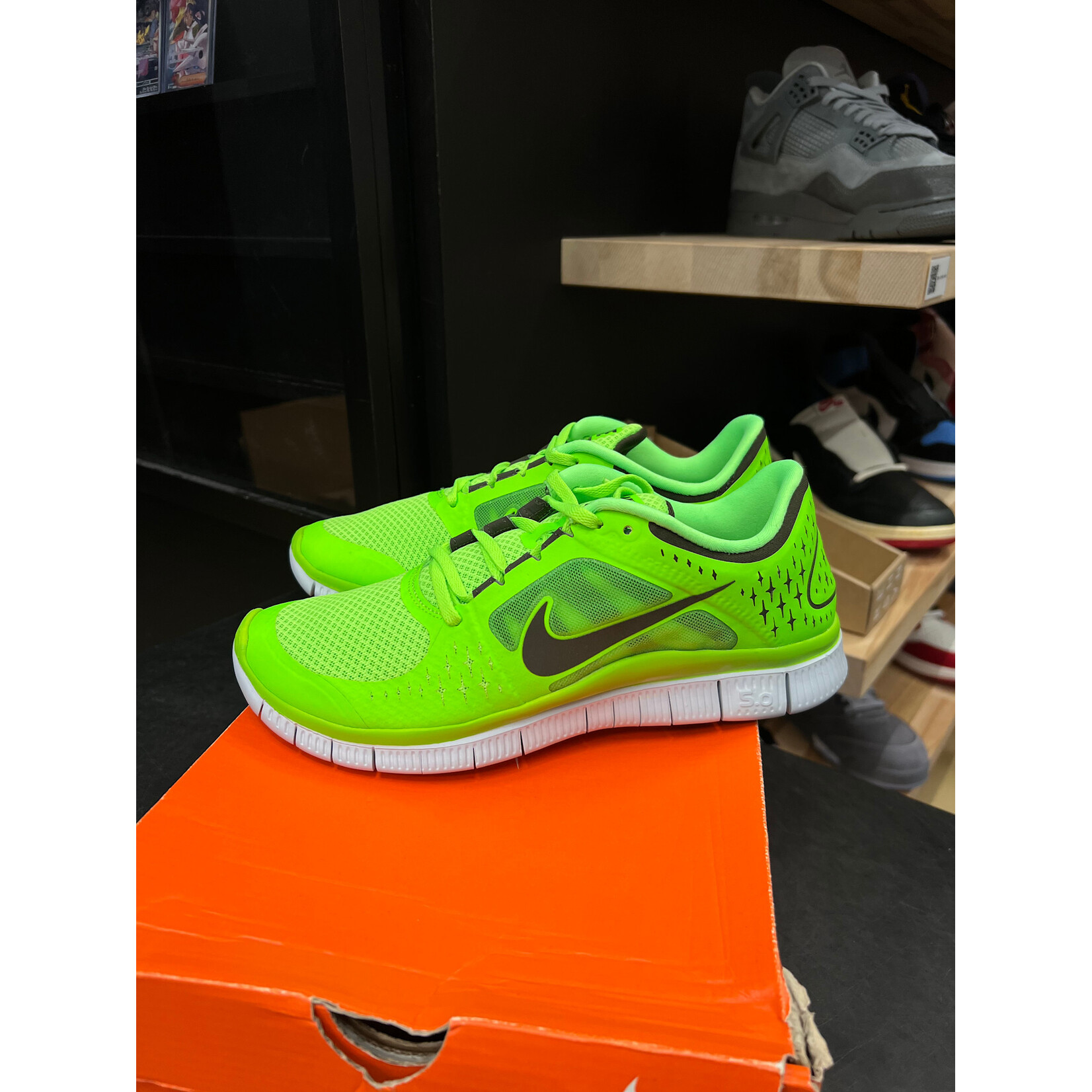 Nike Nike Free Run+ 3 Electric Green Size 9, DS BRAND NEW