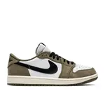 Jordan Jordan 1 Retro Low Medium Olive Summit White Sail Black Size 10.5, DS BRAND NEW