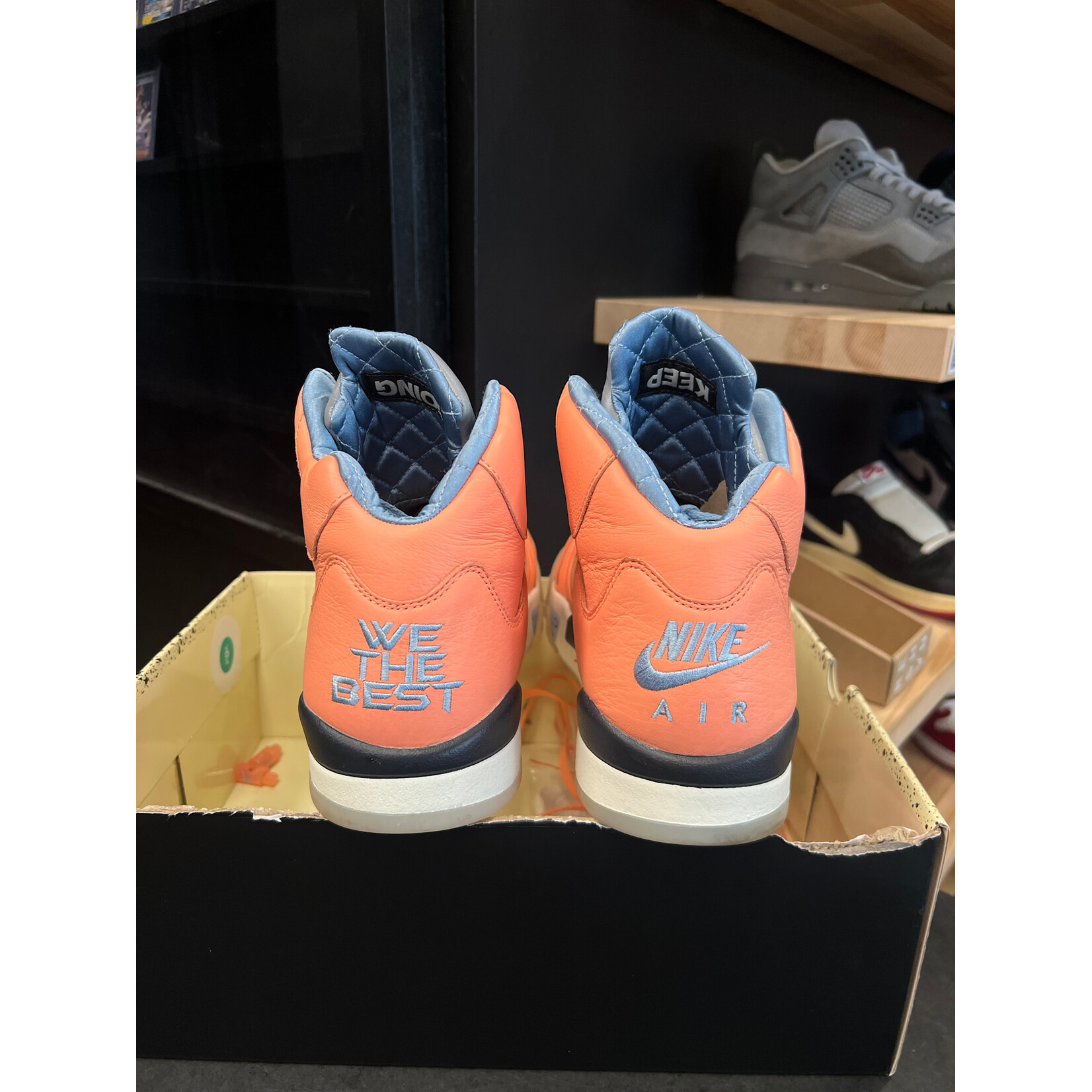 Jordan Jordan 5 Retro DJ Khaled We The Best Crimson Bliss Size 12, PREOWNED