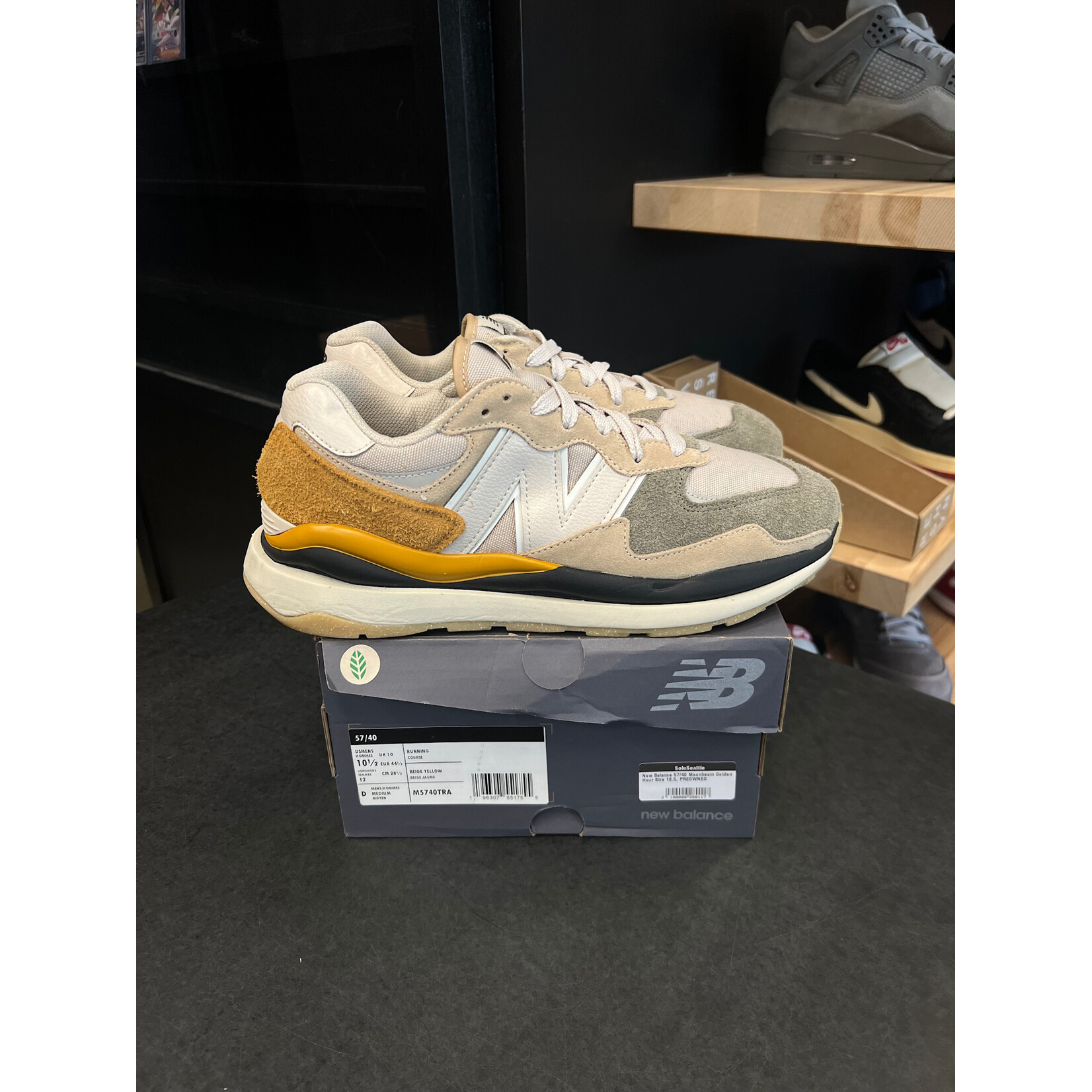 New Balance New Balance 57/40 Moonbeam Golden Hour Size 10.5, PREOWNED
