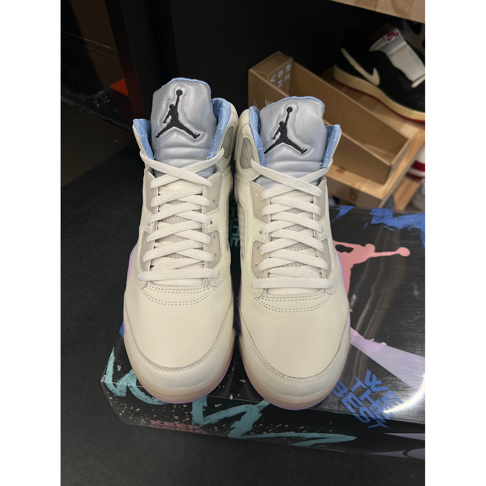 Jordan Jordan 5 Retro DJ Khaled We The Best Sail Size 8, PREOWNED