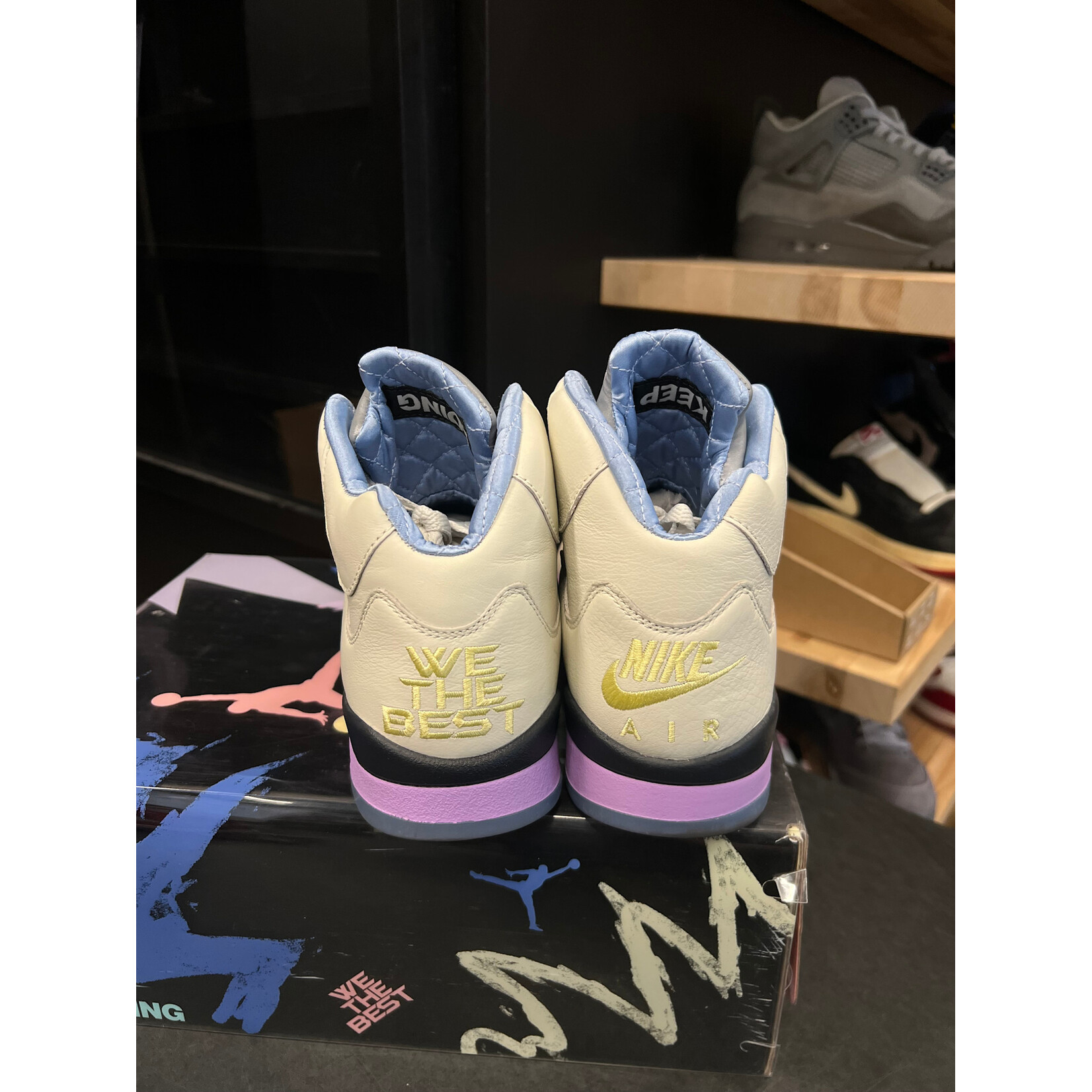 Jordan Jordan 5 Retro DJ Khaled We The Best Sail Size 8, PREOWNED