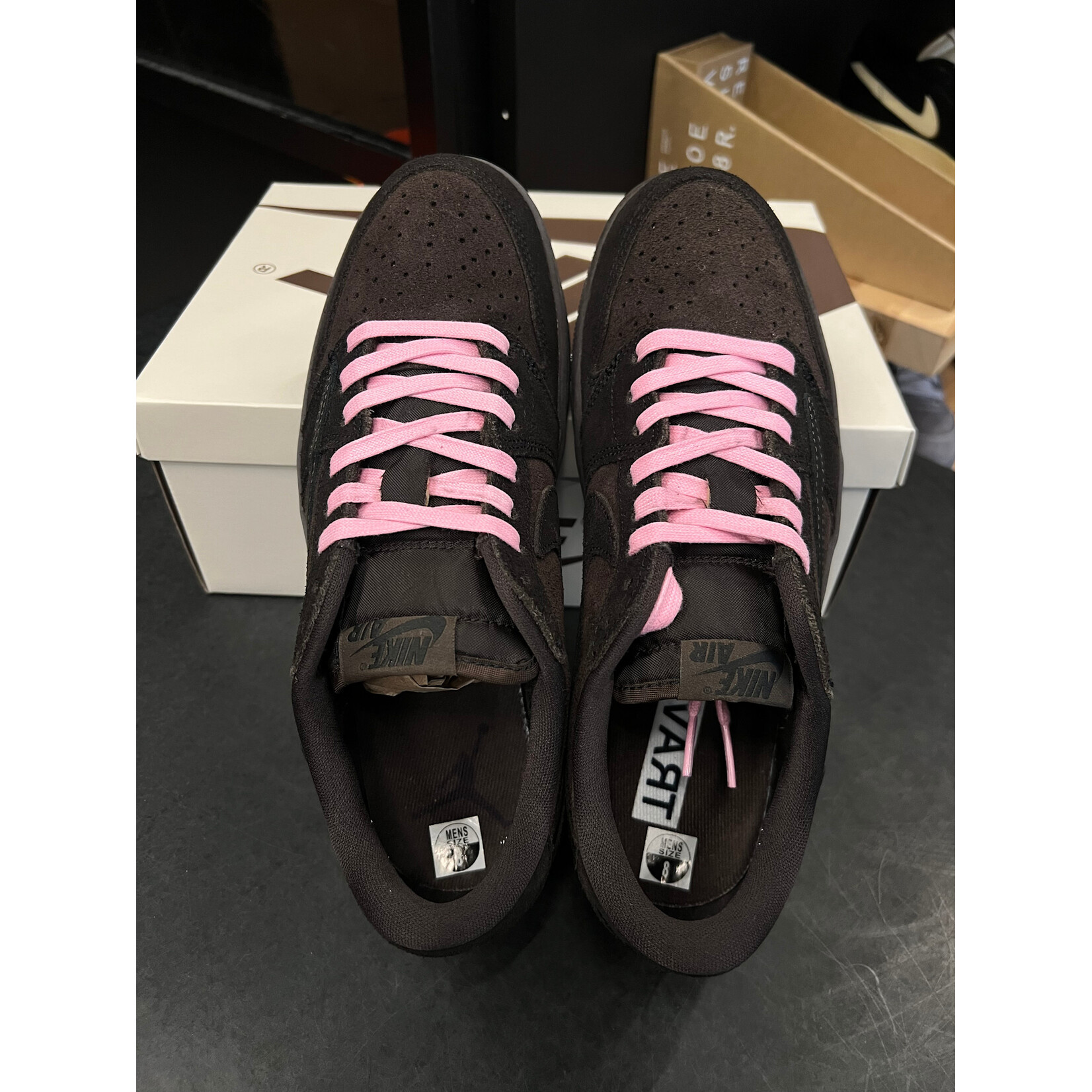 Jordan Jordan 1 Retro Low OG SP Travis Scott Velvet Brown Size 8, PREOWNED