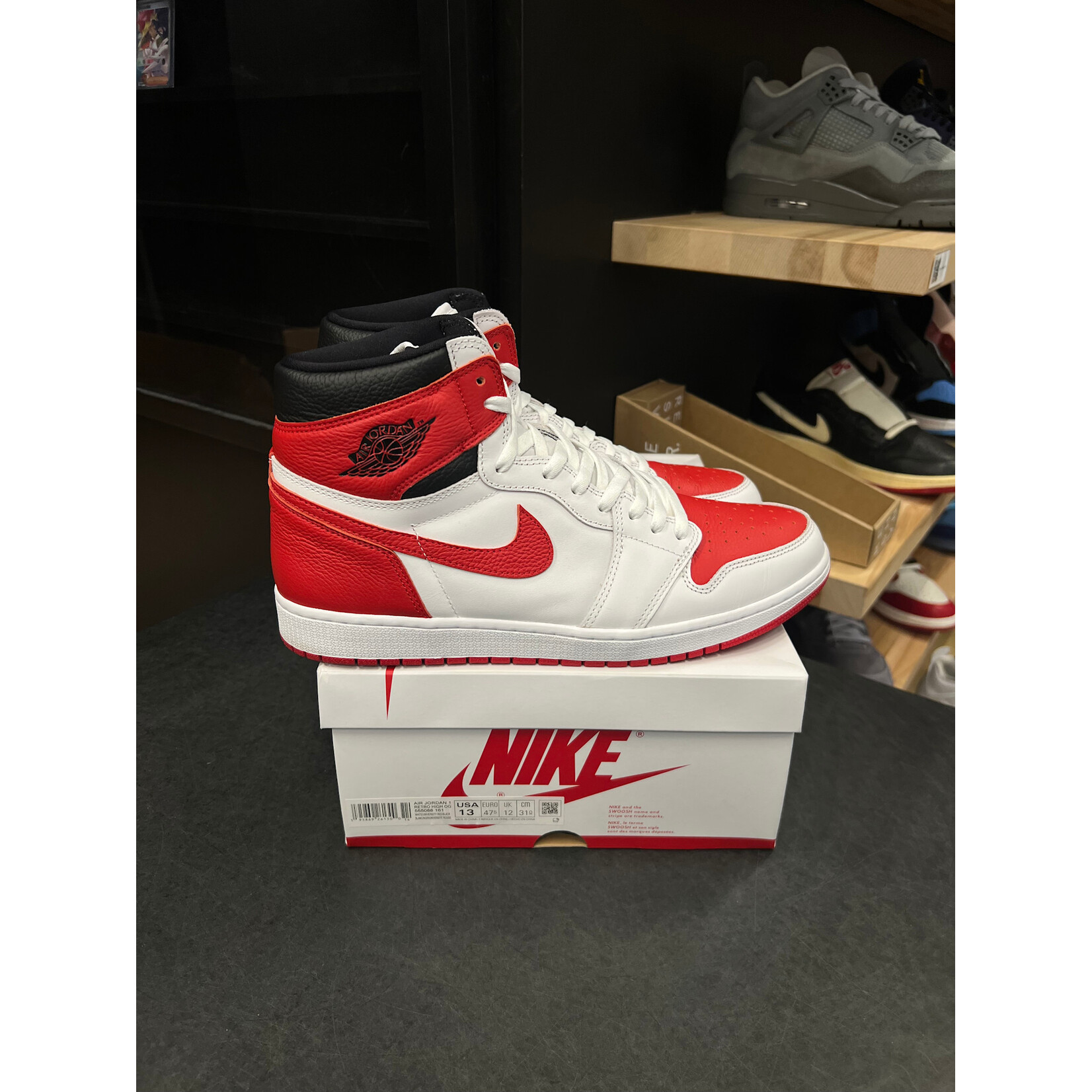 Jordan Jordan 1 Retro High OG Heritage Size 13, PREOWNED