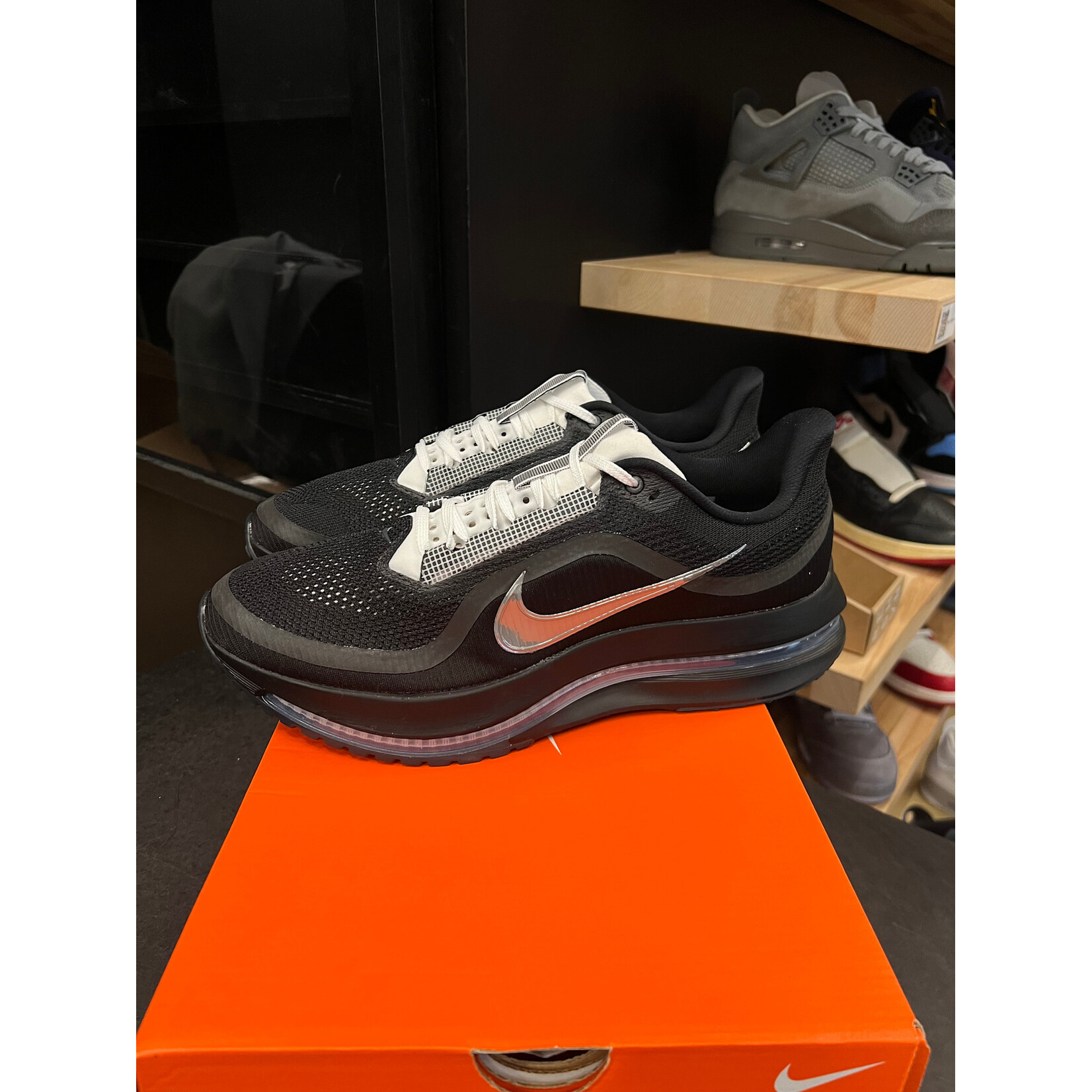 Nike Nike Air Zoom Pegasus Premium SP Black Metallic Silver Size 13, PREOWNED