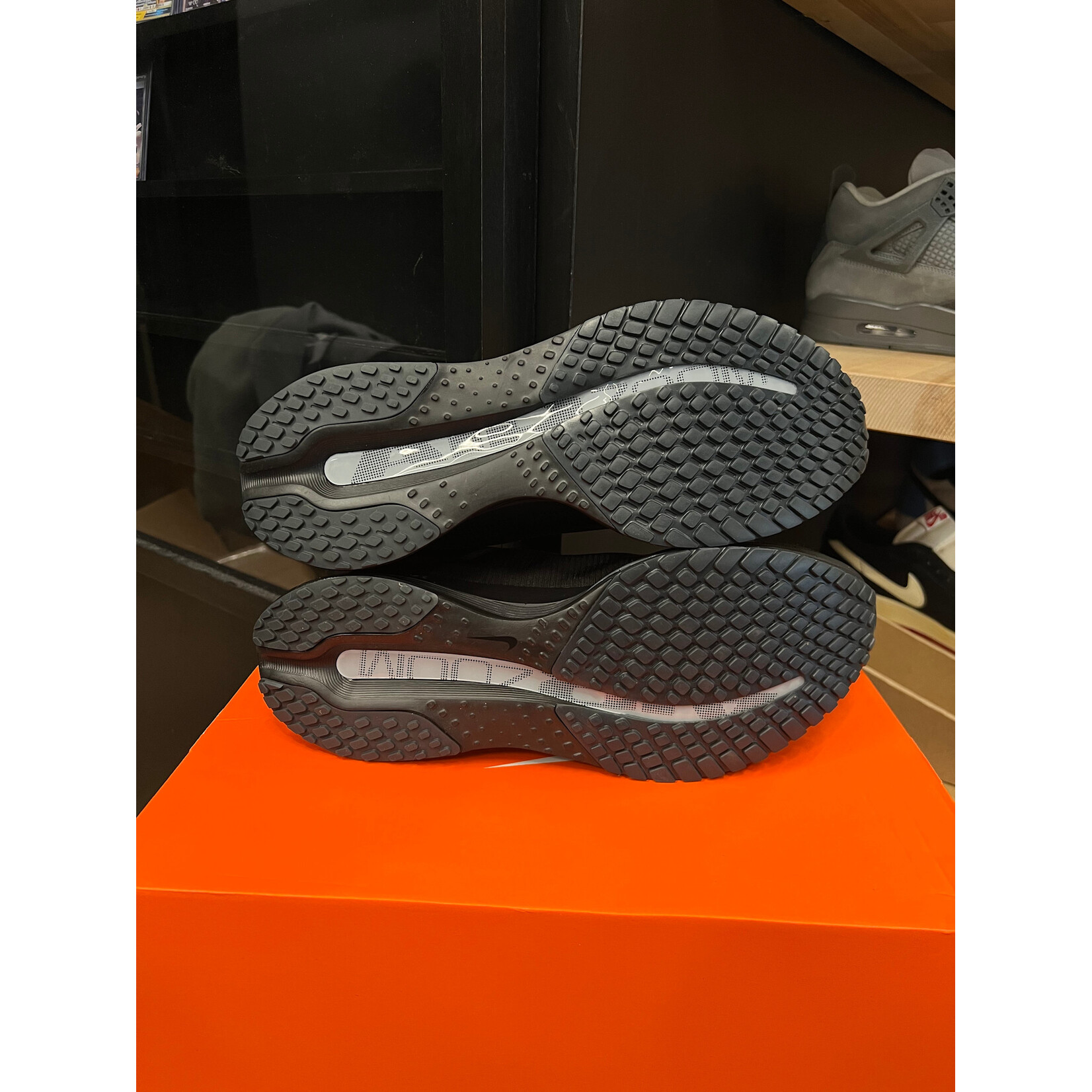 Nike Nike Air Zoom Pegasus Premium SP Black Metallic Silver Size 13, PREOWNED