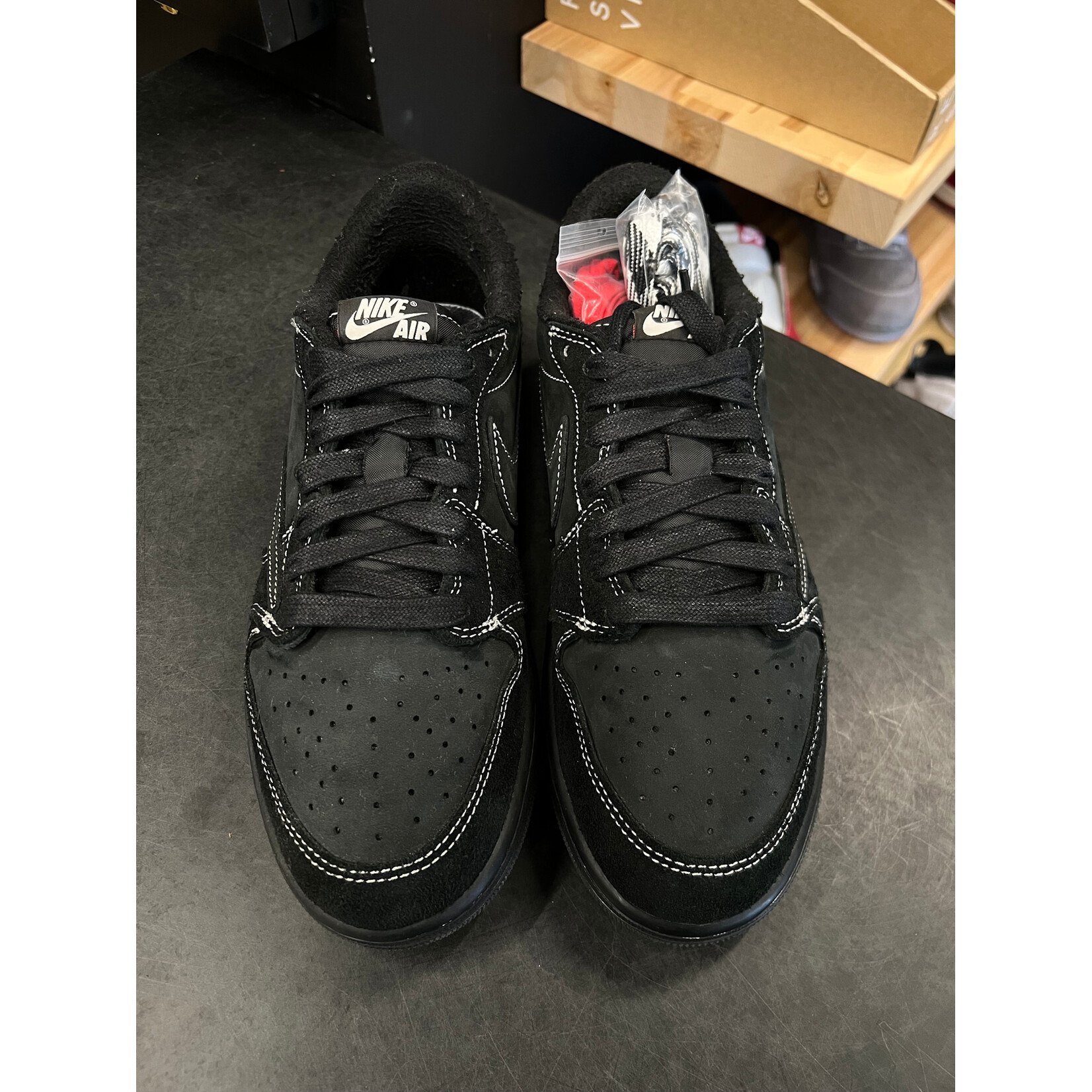 Jordan Jordan 1 Retro Low OG SP Travis Scott Black Phantom Size 10, PREOWNED