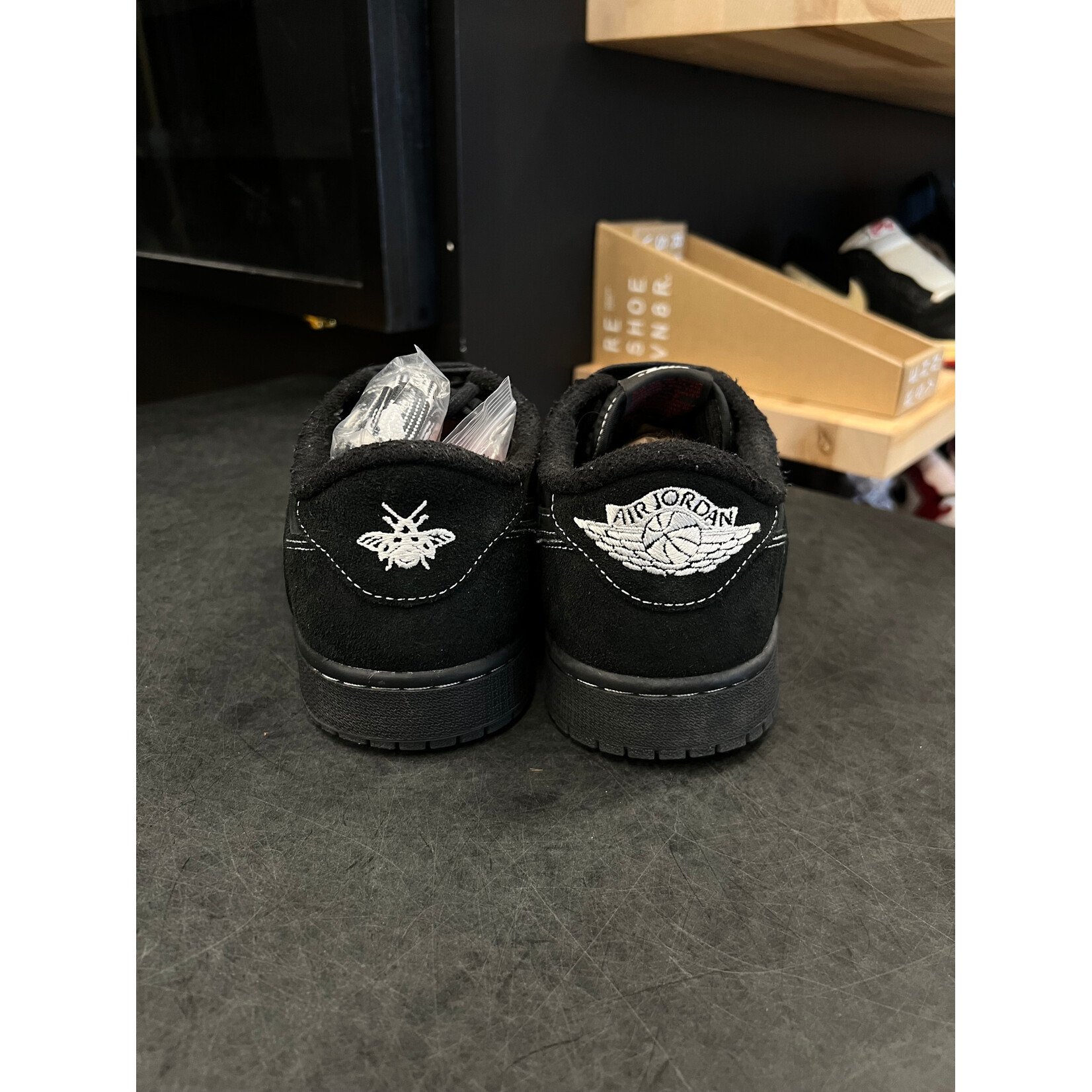 Jordan Jordan 1 Retro Low OG SP Travis Scott Black Phantom Size 10, PREOWNED