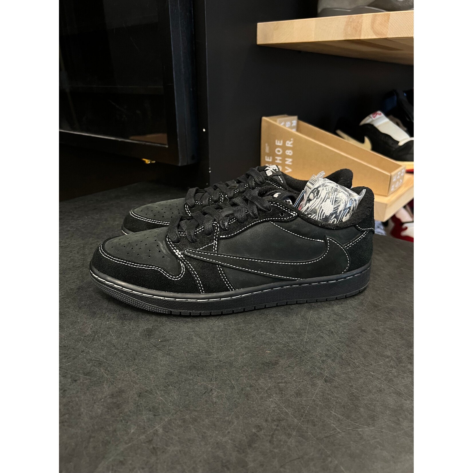Jordan Jordan 1 Retro Low OG SP Travis Scott Black Phantom Size 10, PREOWNED