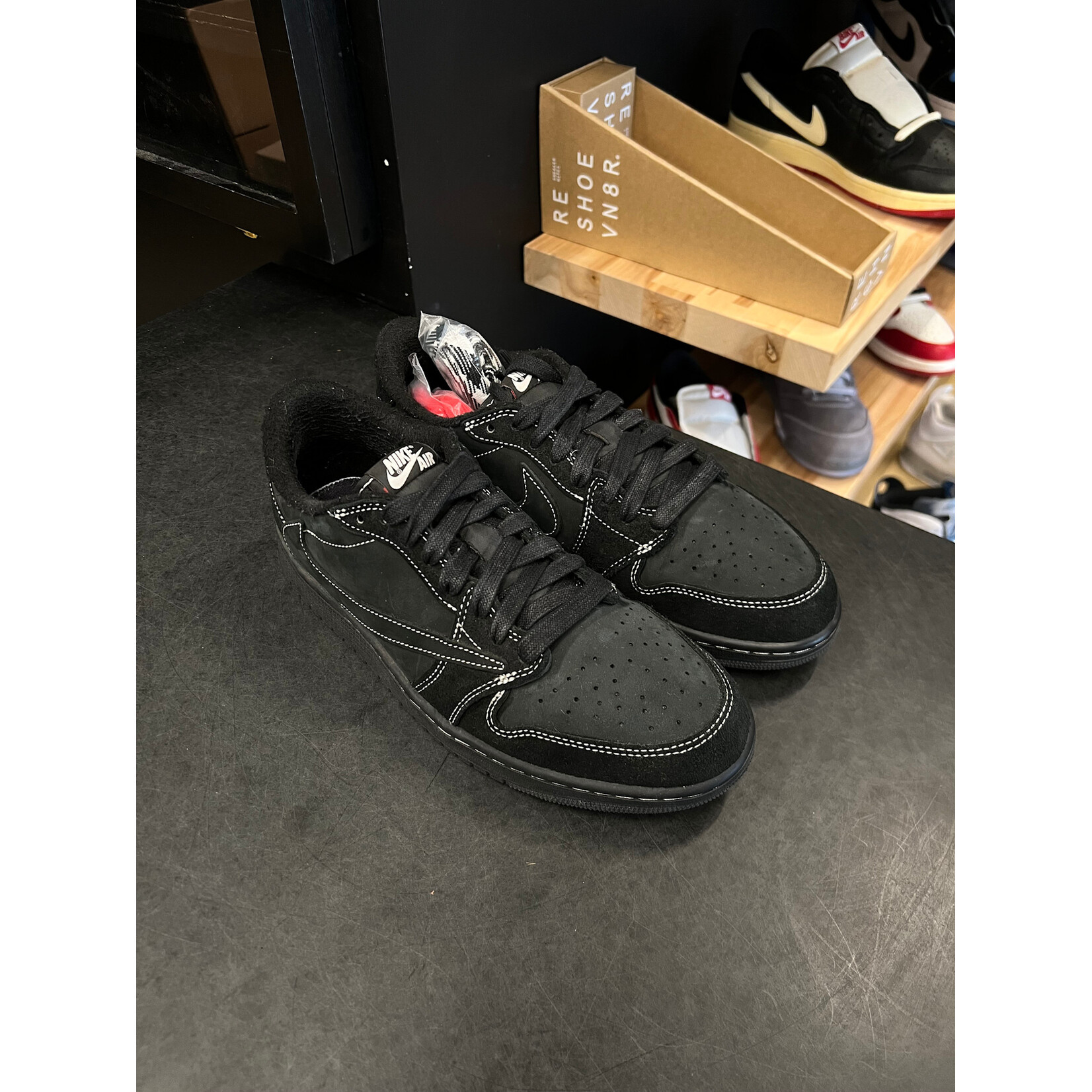 Jordan Jordan 1 Retro Low OG SP Travis Scott Black Phantom Size 10, PREOWNED