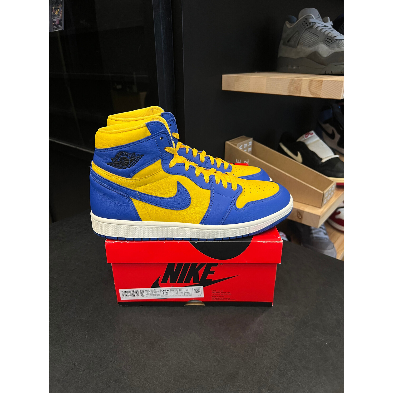 Jordan Jordan 1 Retro High OG Reverse Laney (Women's) Size 12W, PREOWNED