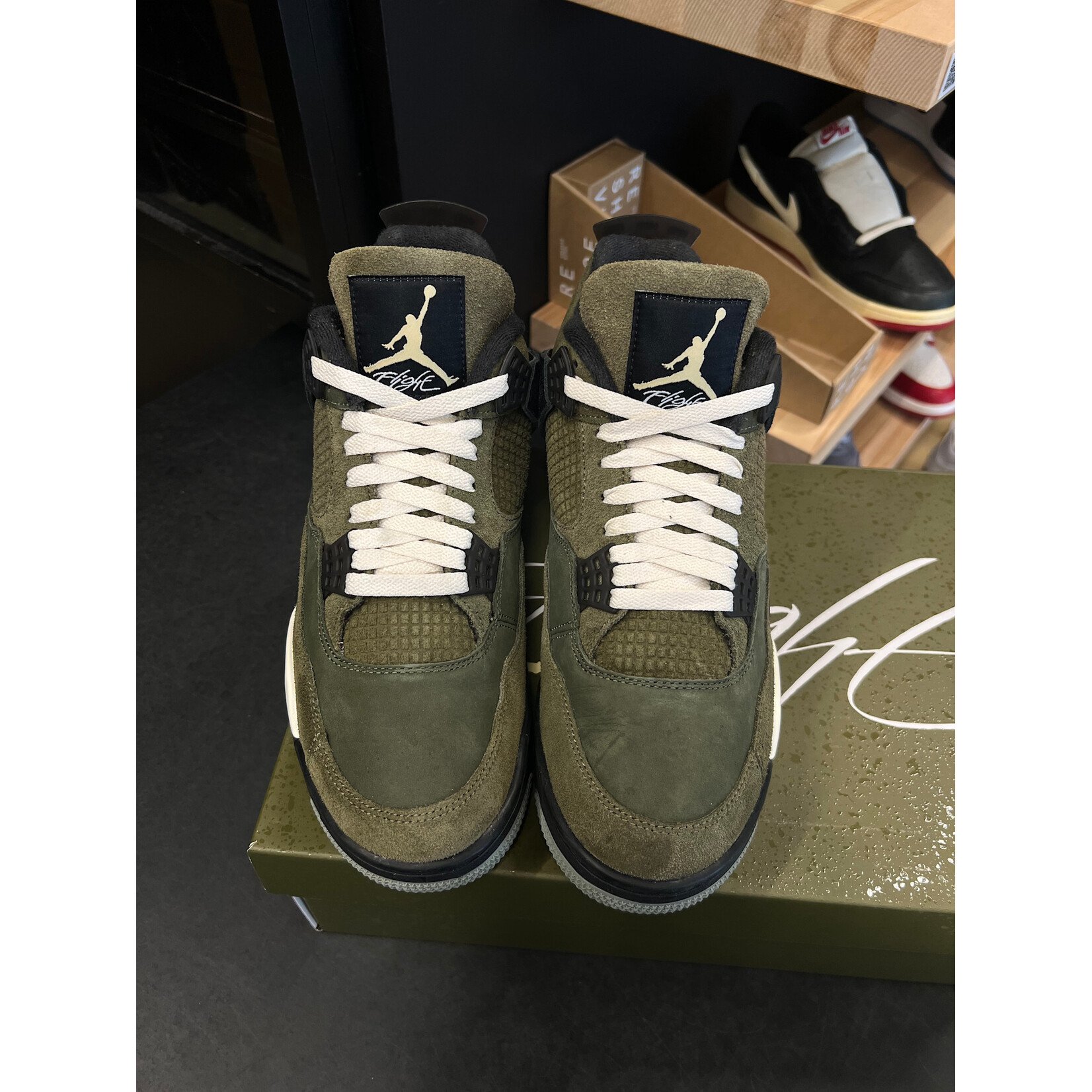 Jordan Jordan 4 Retro SE Craft Medium Olive Size 11, PREOWNED
