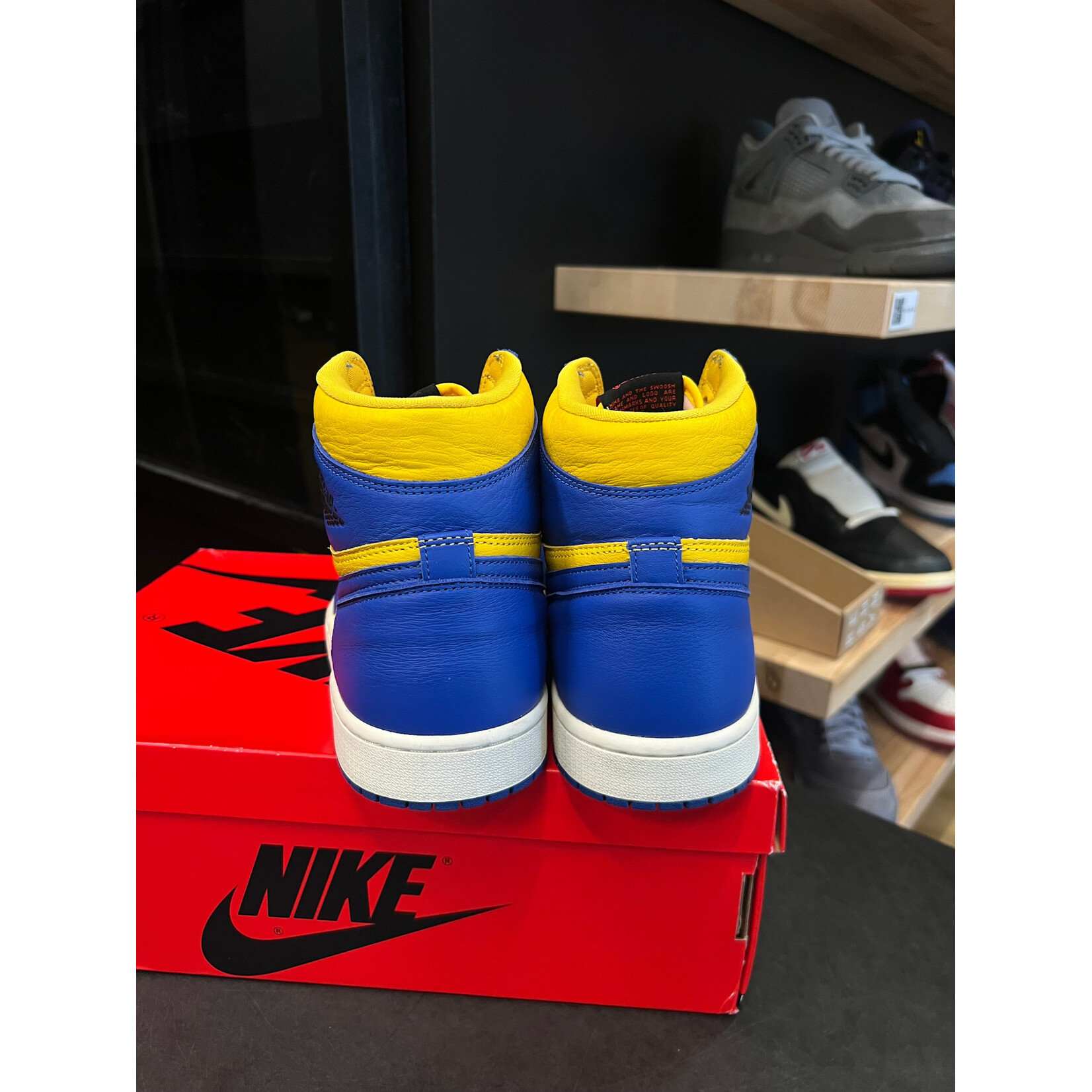 Jordan Jordan 1 Retro High OG Reverse Laney (Women's) Size 12W, PREOWNED