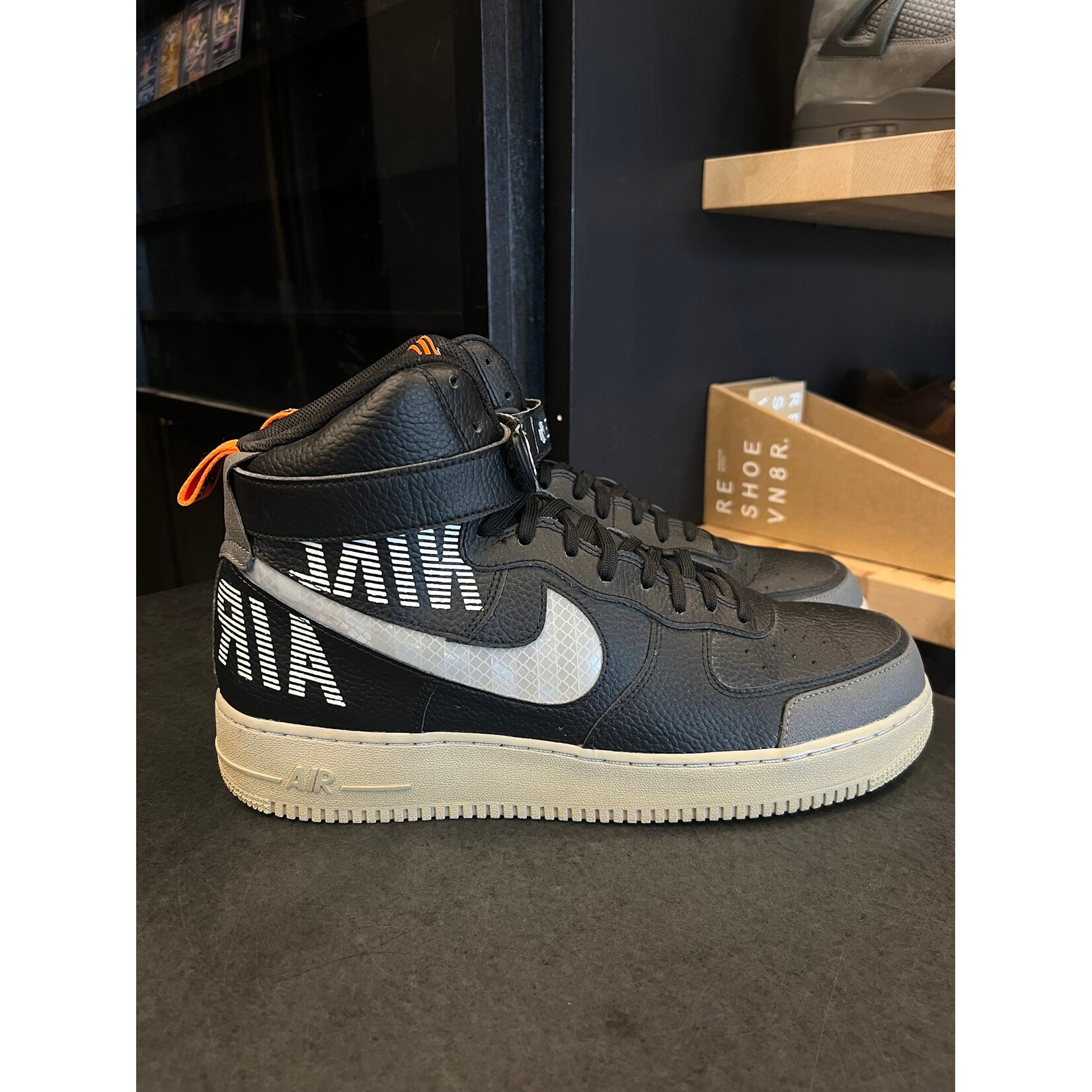 Nike Nike Air Force 1 High Under Construction Black Size 11, PREOWNED
