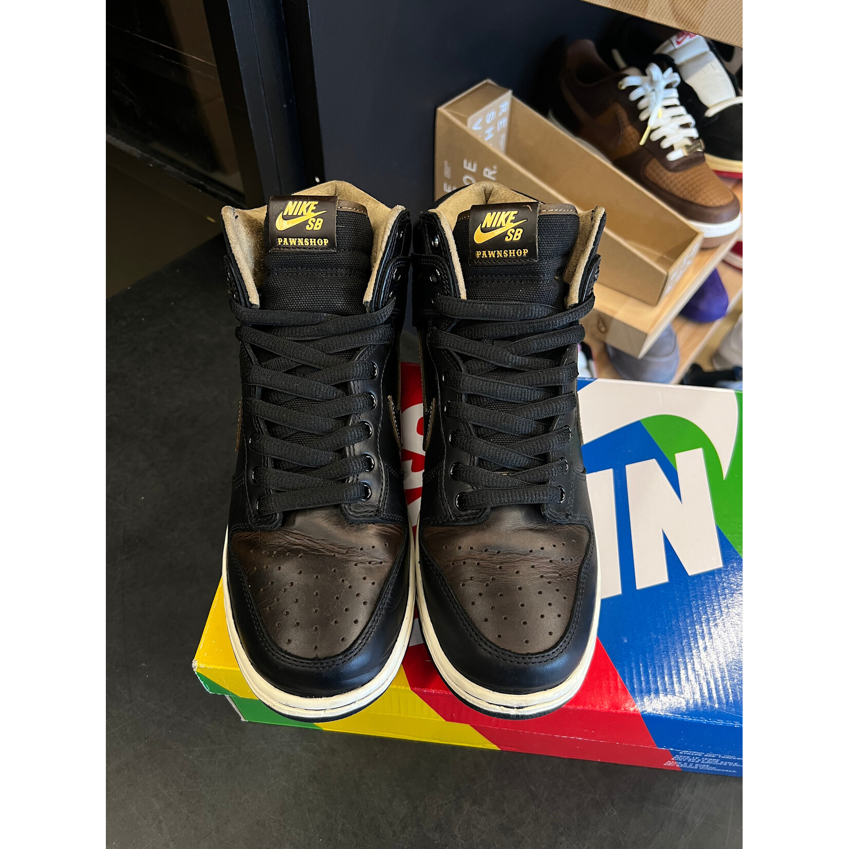 Nike Nike SB Dunk High Pawnshop Skate Co. Old Soul Size 8.5, PREOWNED