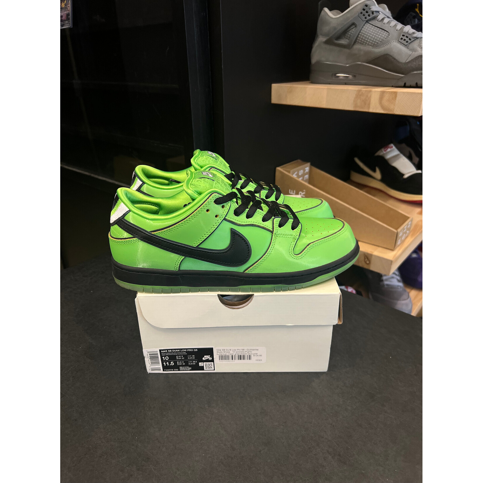 Nike Nike SB Dunk Low The Powerpuff Girls Buttercup Size 10, PREOWNED