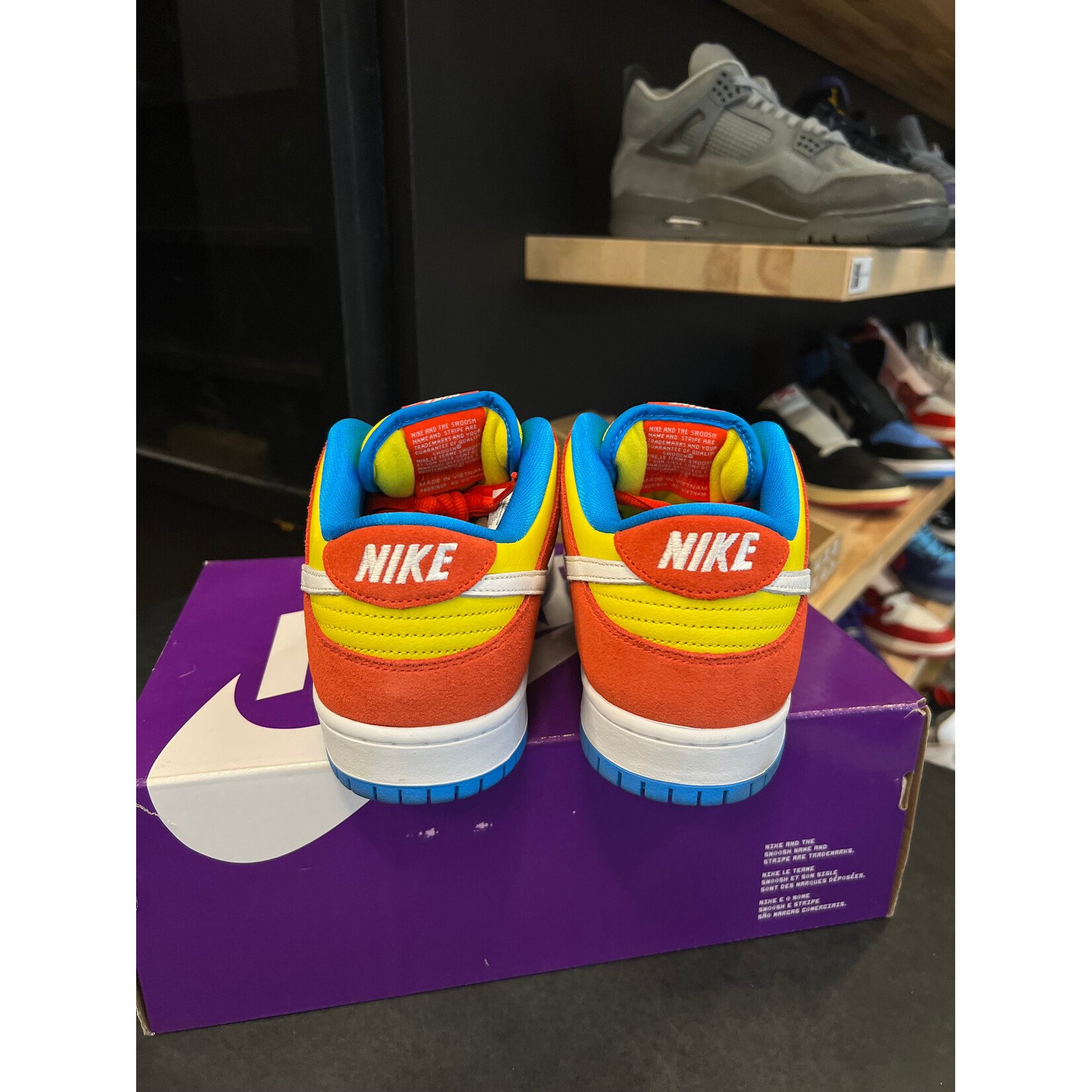 Nike Nike SB Dunk Low Pro Bart Simpson Size 10.5, PREOWNED