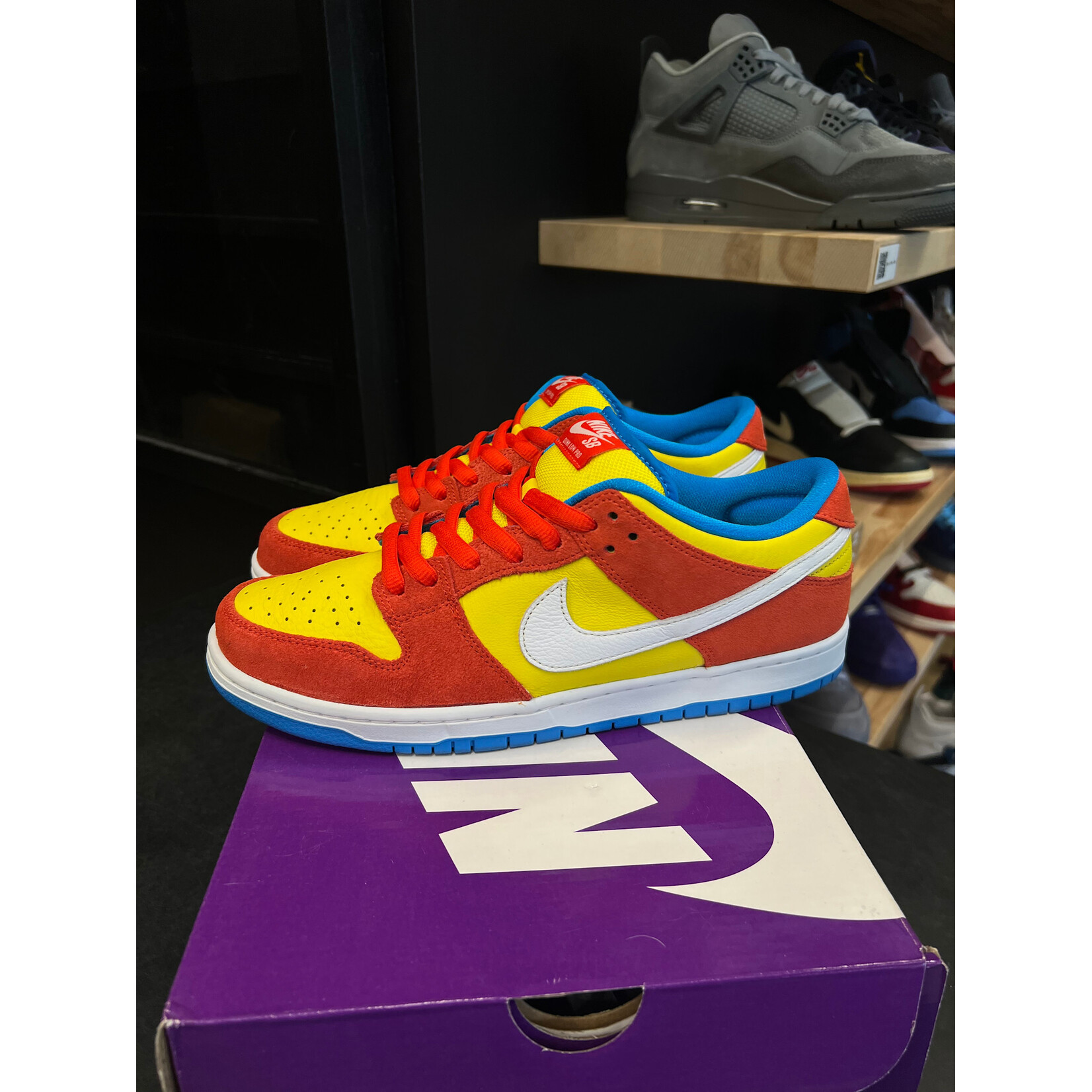 Nike Nike SB Dunk Low Pro Bart Simpson Size 10.5, PREOWNED