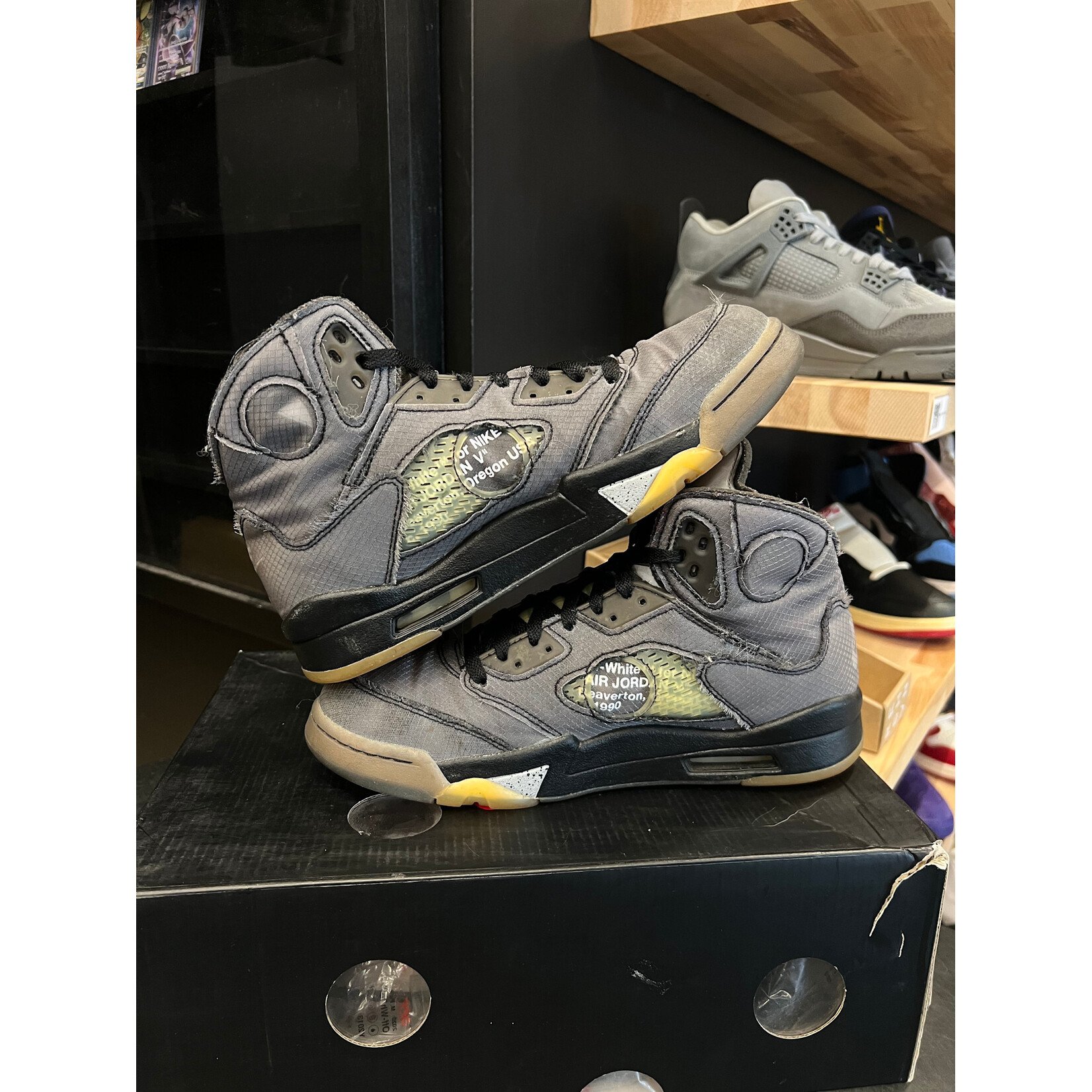 Jordan Jordan 5 Retro Off-White Muslin Size 8.5, PREOWNED