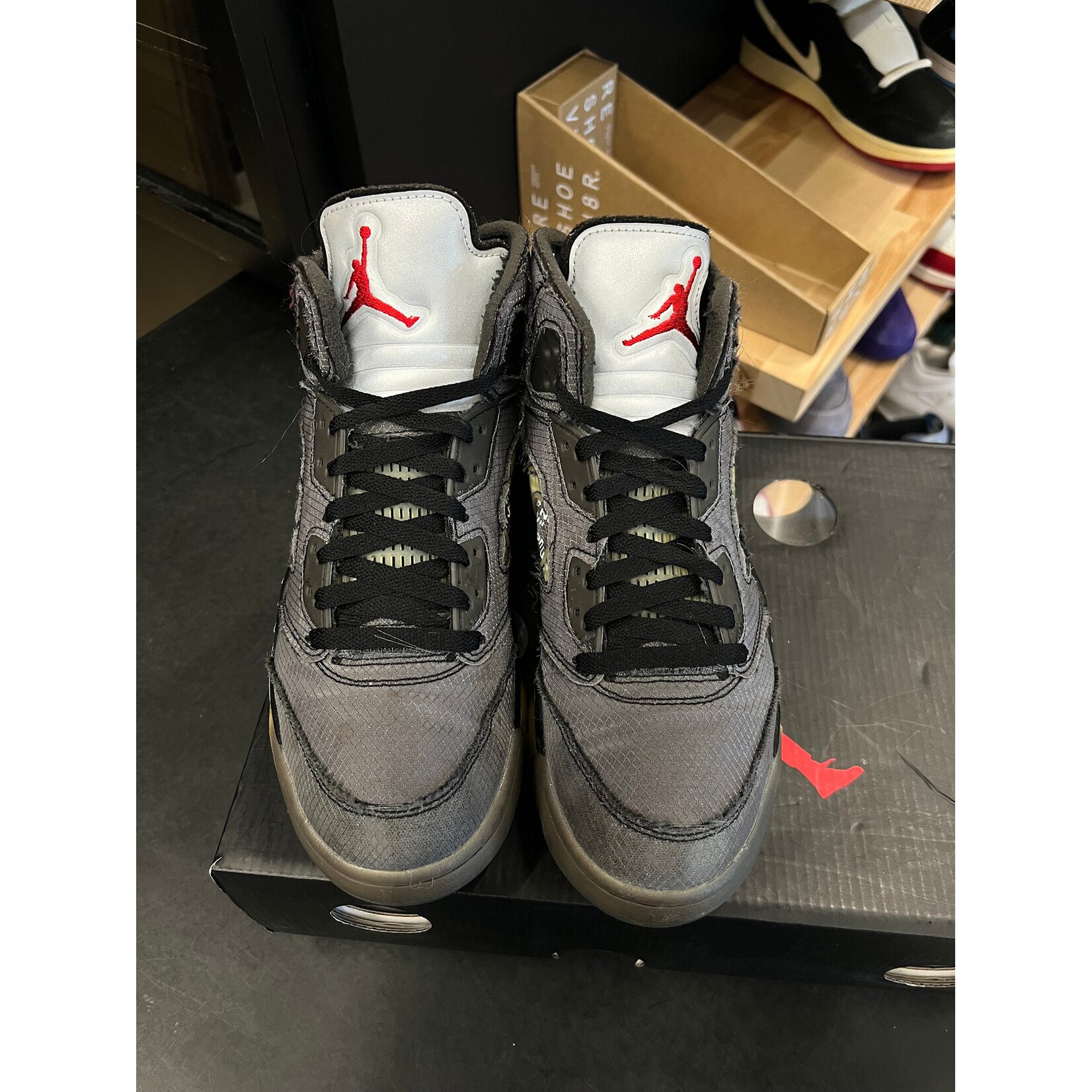 Jordan Jordan 5 Retro Off-White Muslin Size 8.5, PREOWNED