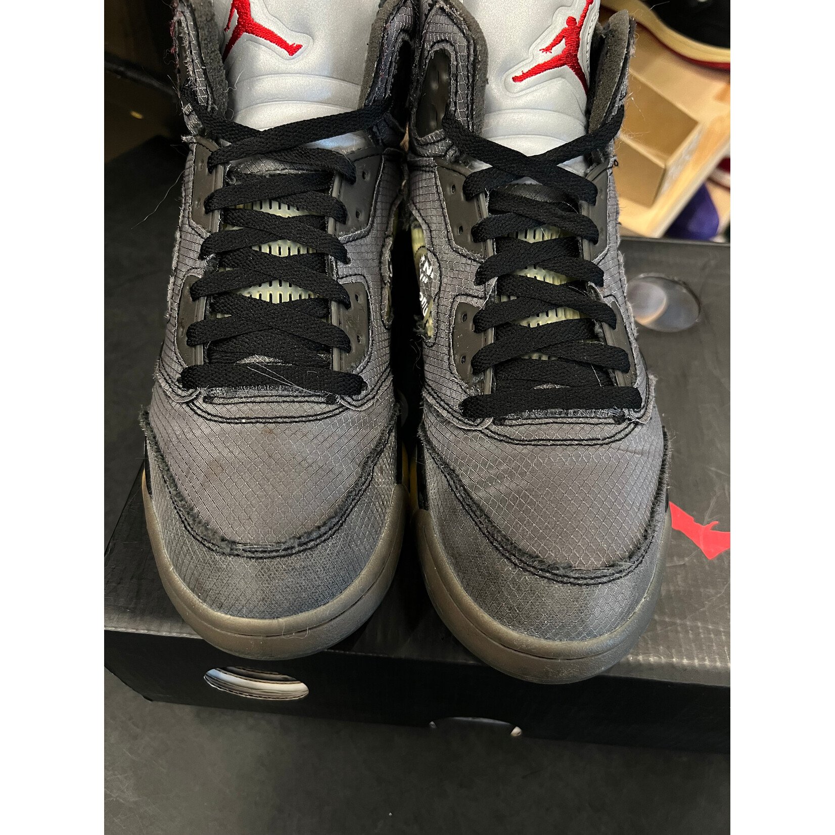 Jordan Jordan 5 Retro Off-White Muslin Size 8.5, PREOWNED