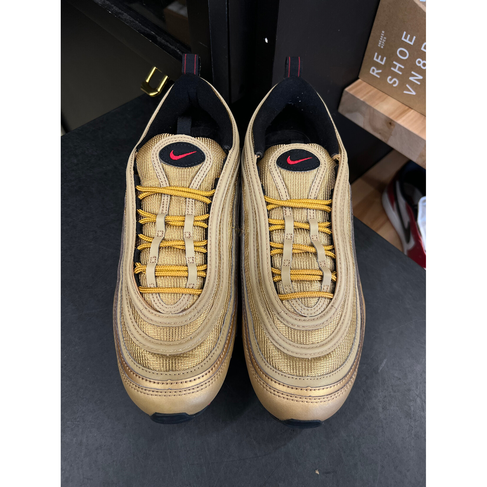 Nike Nike Air Max 97 Metallic Gold (2017/2018) Size 10, PREOWNED