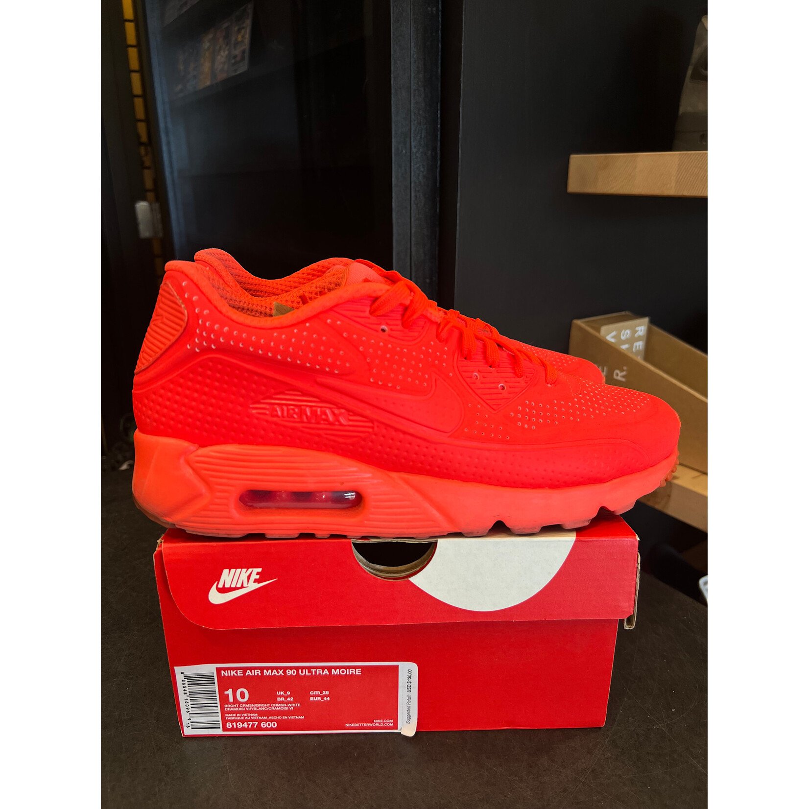 Nike Nike Air Max 90 Ultra Moire Bright Crimson Size 10, PREOWNED