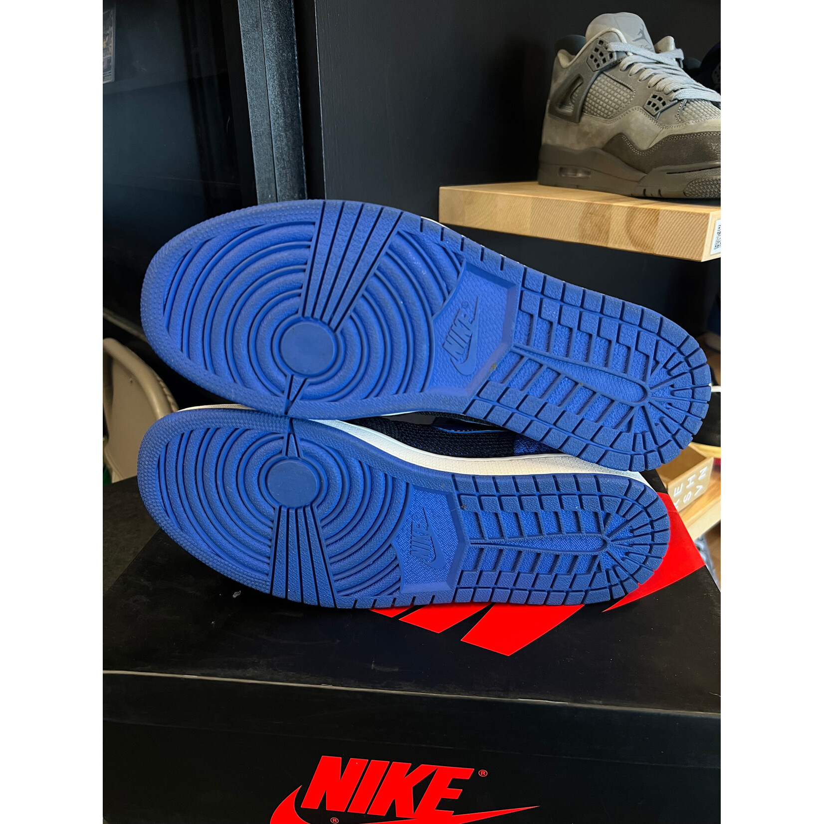 Jordan Jordan 1 Retro High Flyknit Royal Size 10, PREOWNED
