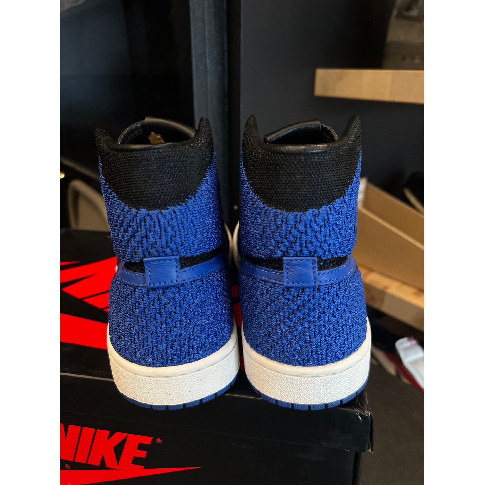 Jordan Jordan 1 Retro High Flyknit Royal Size 10, PREOWNED