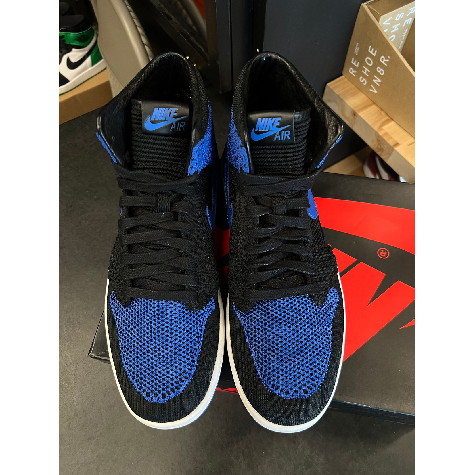 Jordan Jordan 1 Retro High Flyknit Royal Size 10, PREOWNED