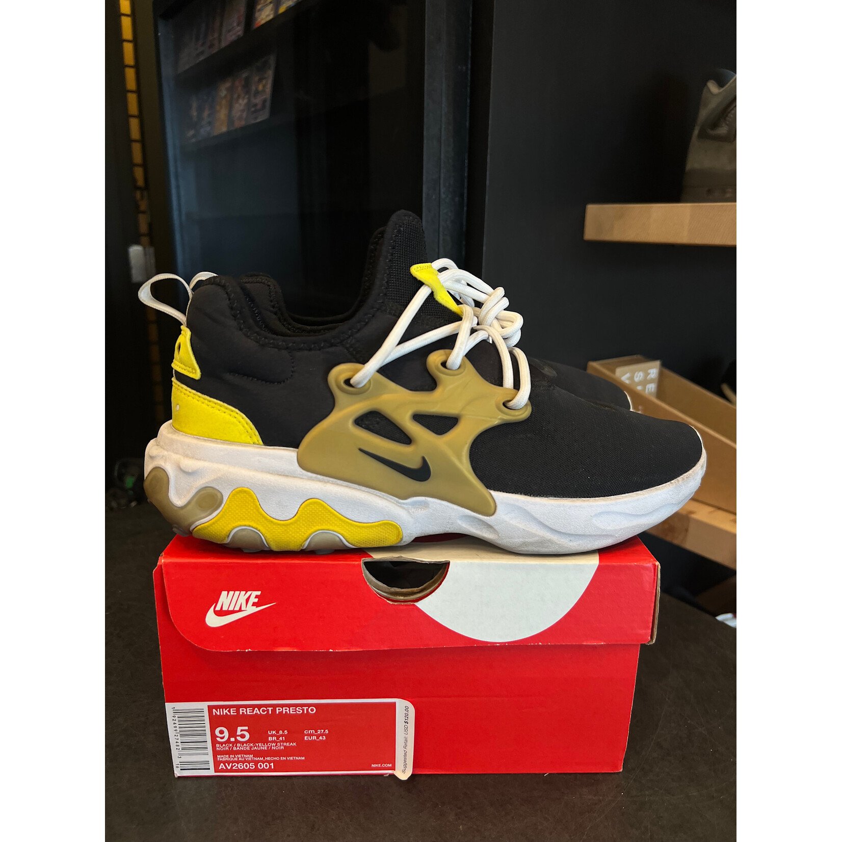 Nike Nike React Presto Brutal Honey Size 9.5, PREOWNED