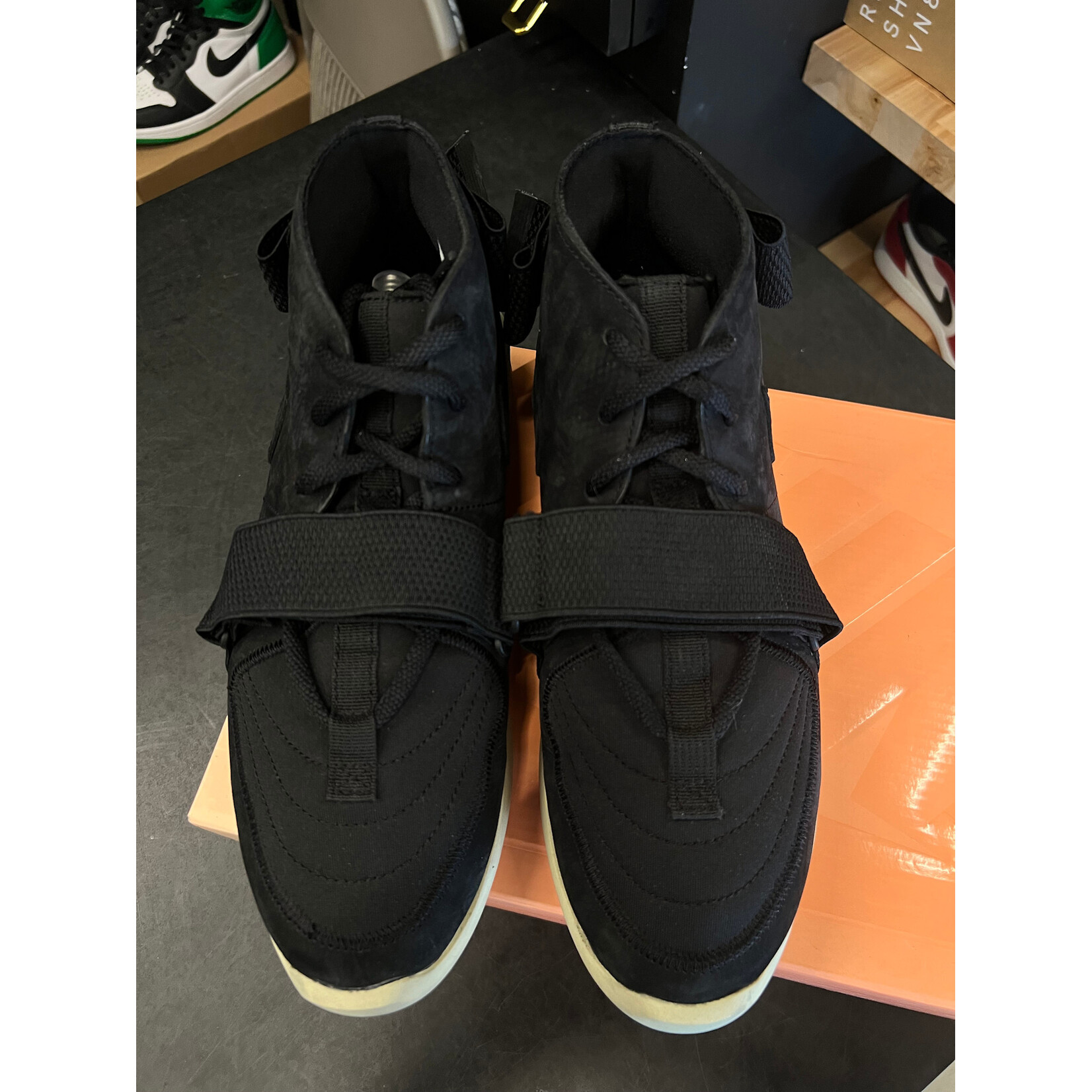 Nike Nike Air Fear Of God Raid Black Size 9.5, PREOWNED