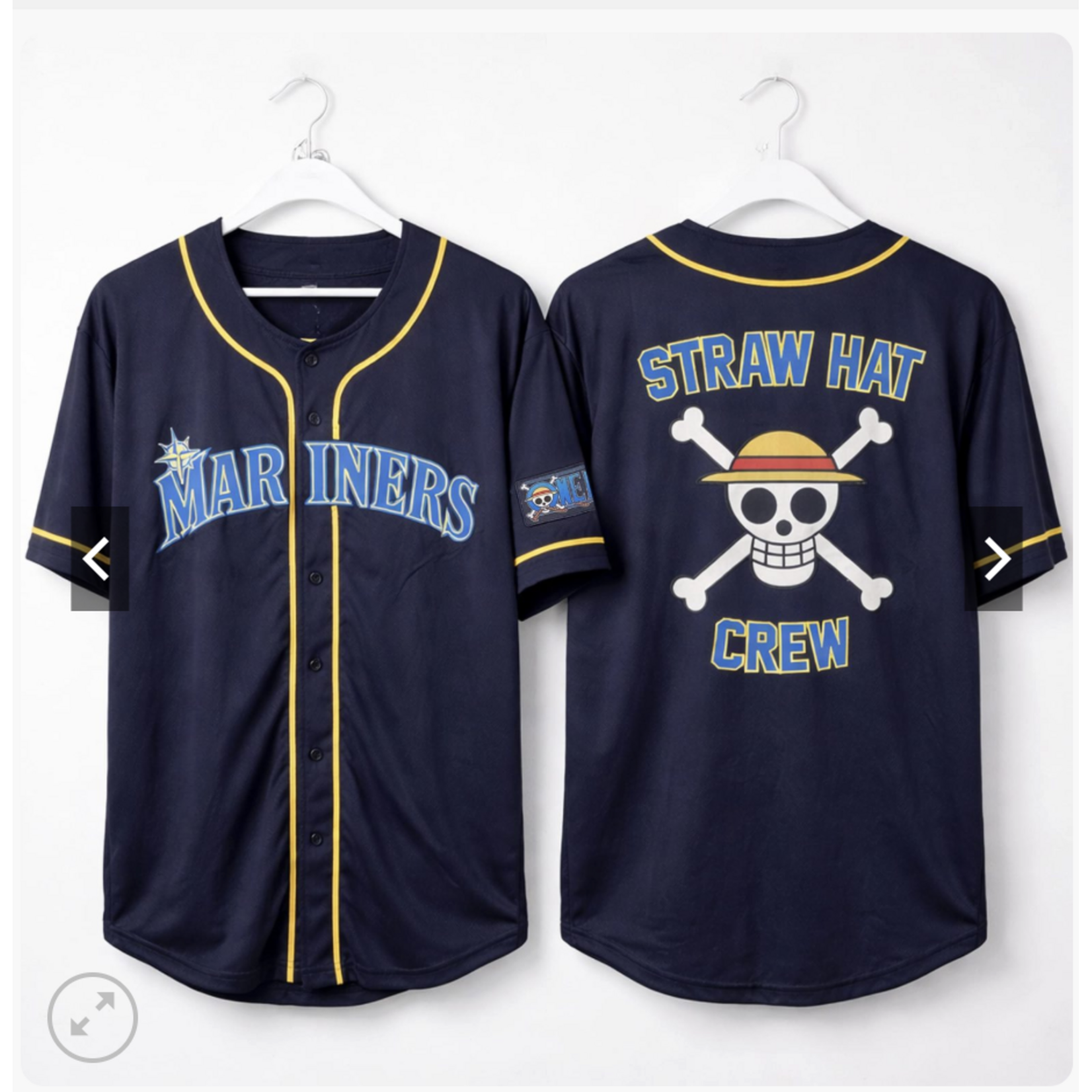 One One Piece Mariners Jersey Size XLarge, DS BRAND NEW
