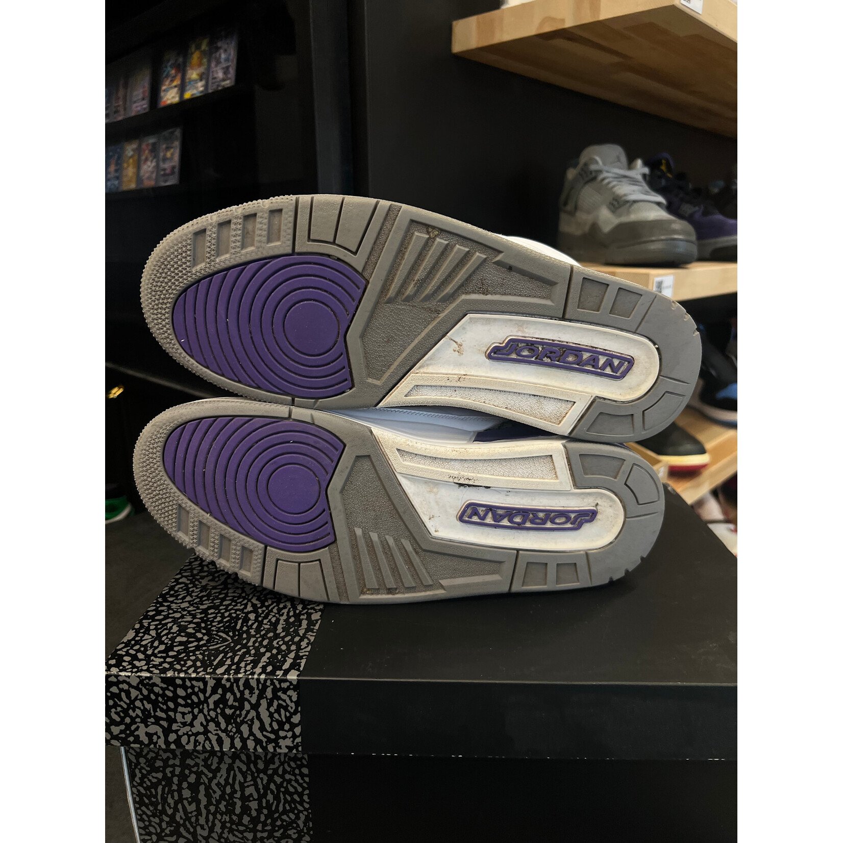 Jordan Jordan 3 Retro Dark Iris Size 13, PREOWNED