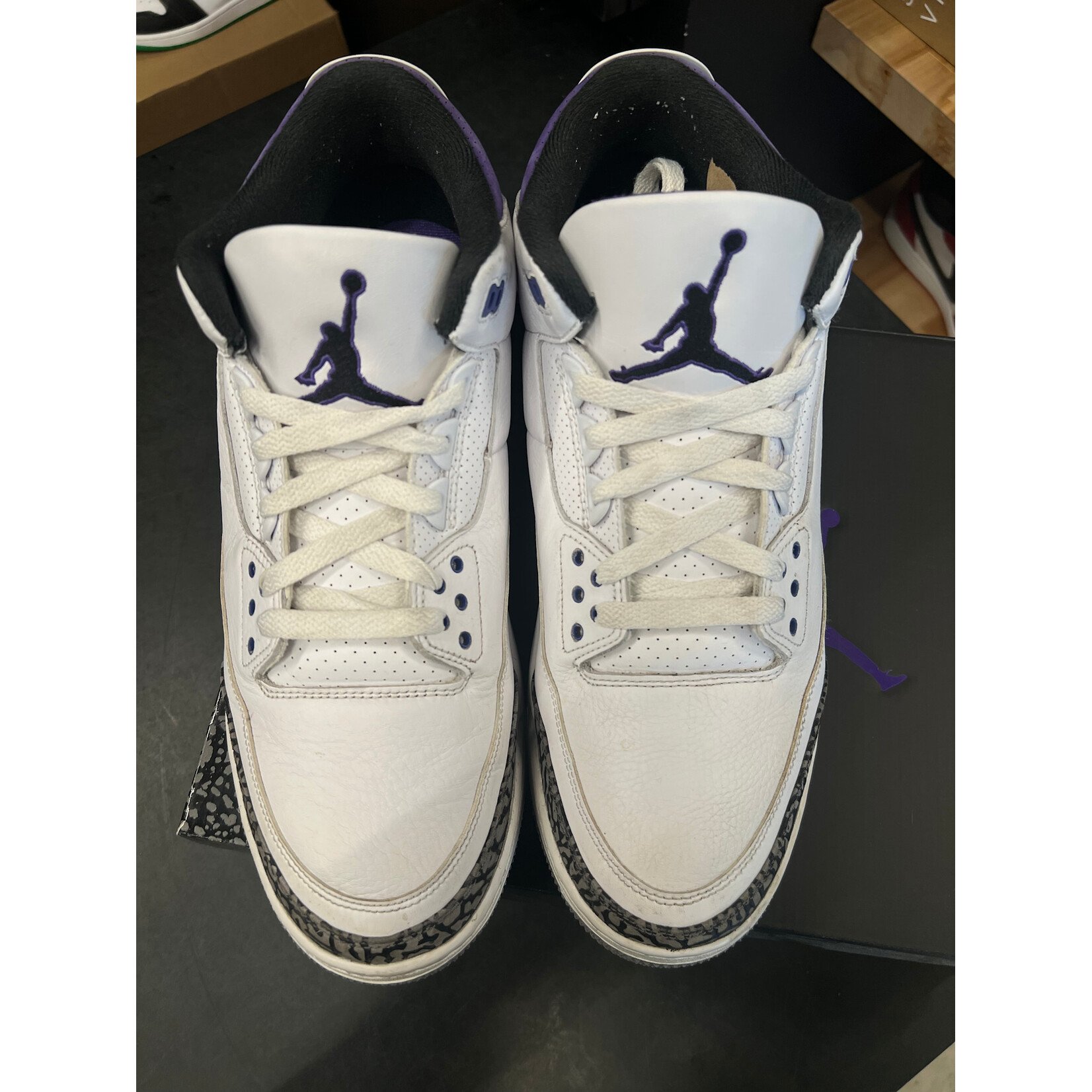 Jordan Jordan 3 Retro Dark Iris Size 13, PREOWNED