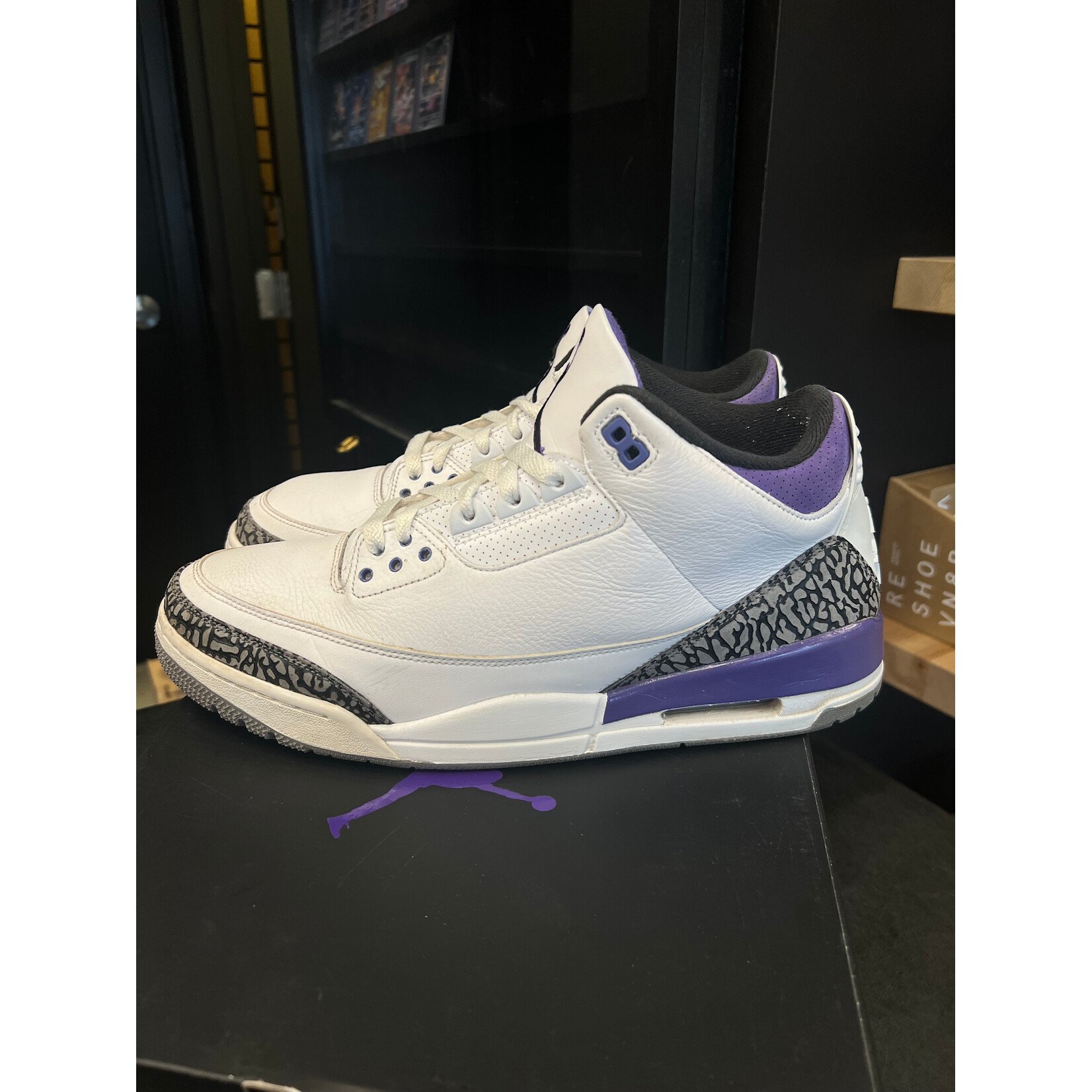 Jordan Jordan 3 Retro Dark Iris Size 13, PREOWNED