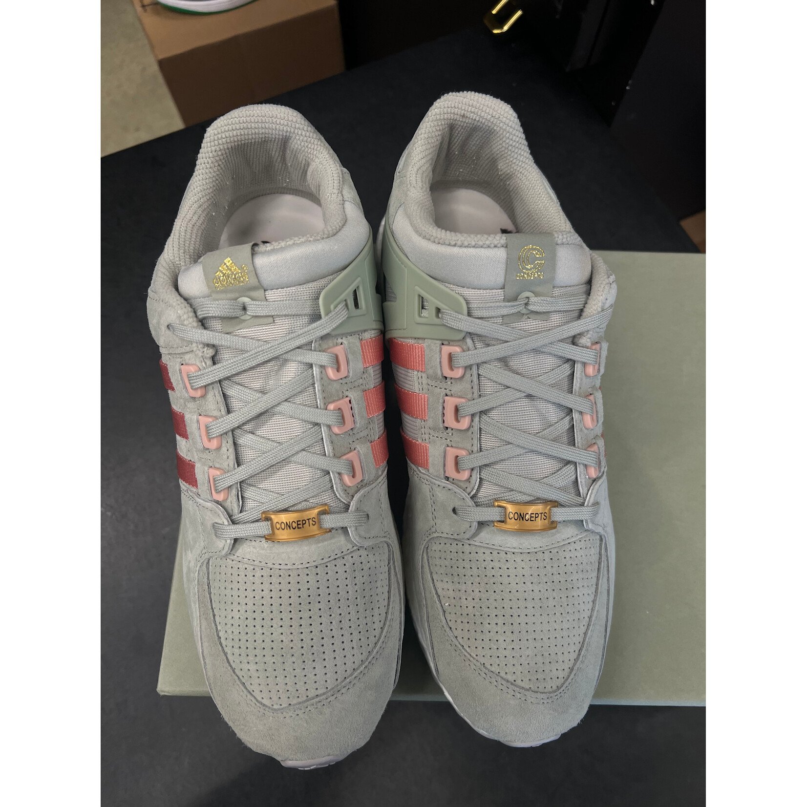 Adidas adidas Ultra Boost EQT Support 93/16 Concepts Sage Size 10.5, PREOWNED