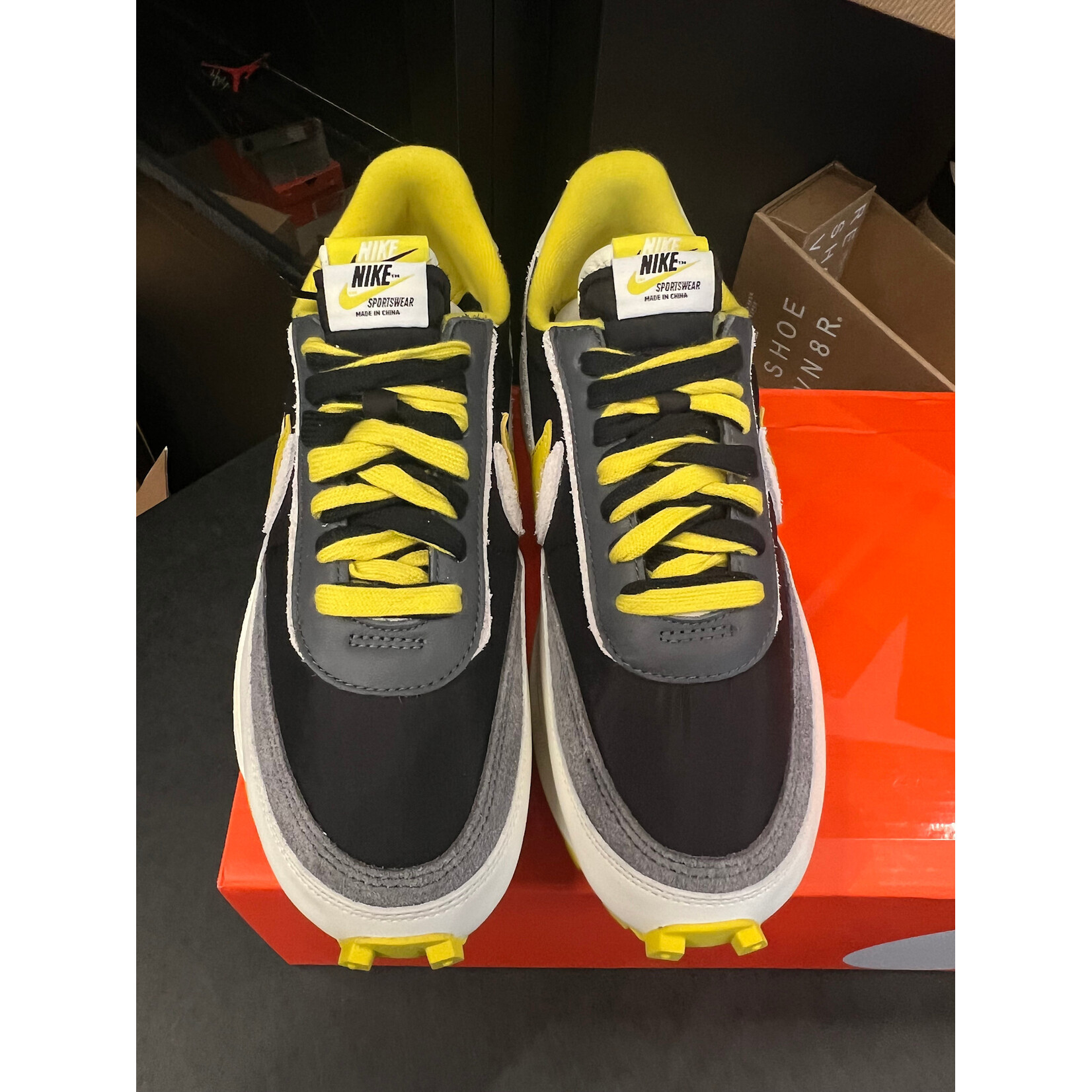 Nike Nike LD Waffle sacai Undercover Black Bright Citron Size 9.5, PREOWNED VNDS