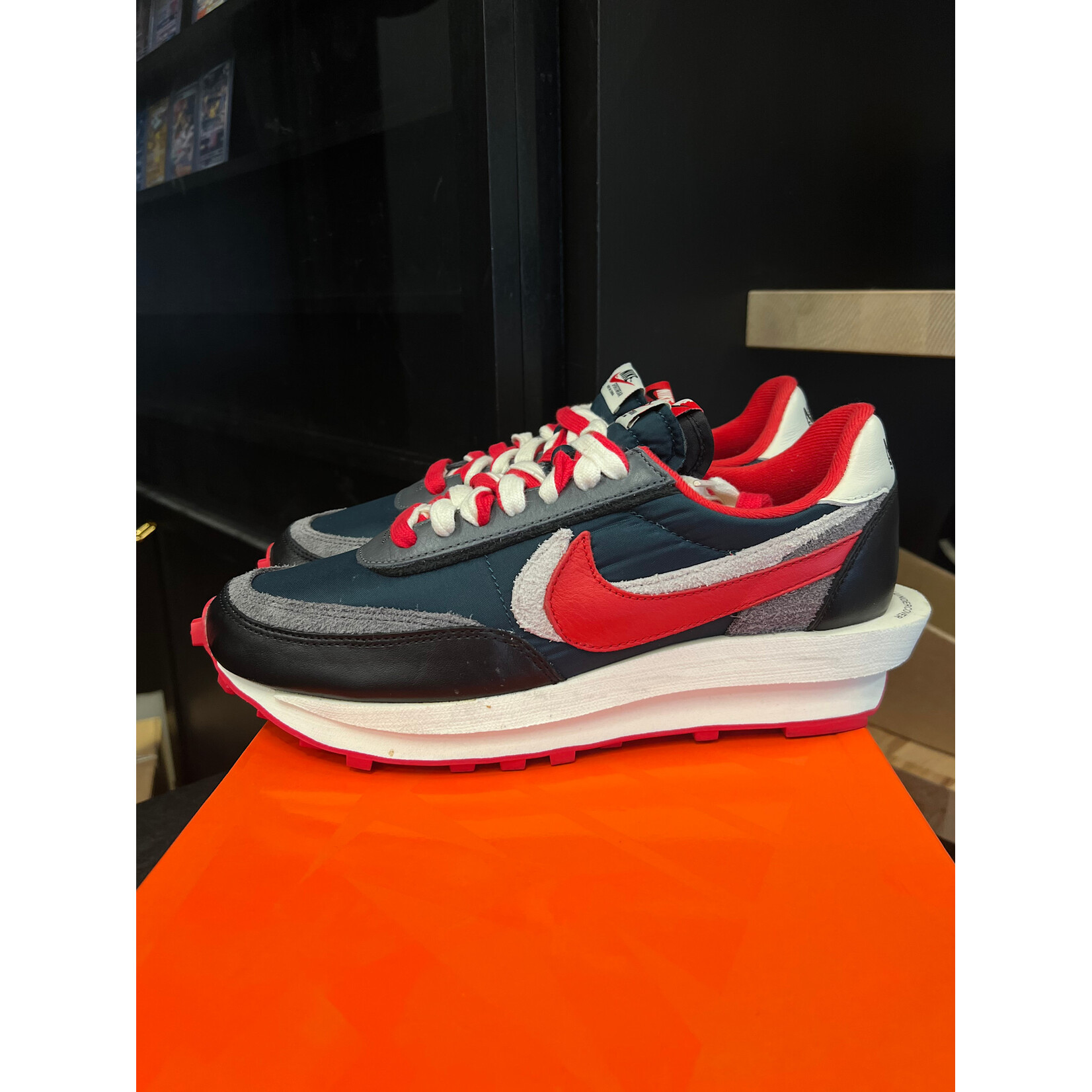 Nike Nike LD Waffle sacai Undercover Midnight Spruce University Red Size 9.5, PREOWNED