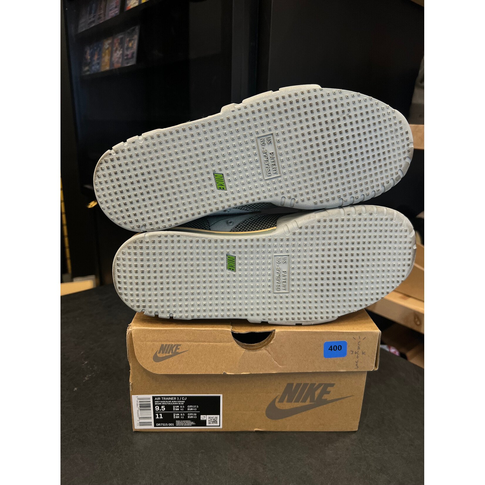 Nike Nike Air Trainer 1 SP Travis Scott Grey Haze Size 9.5, PREOWNED