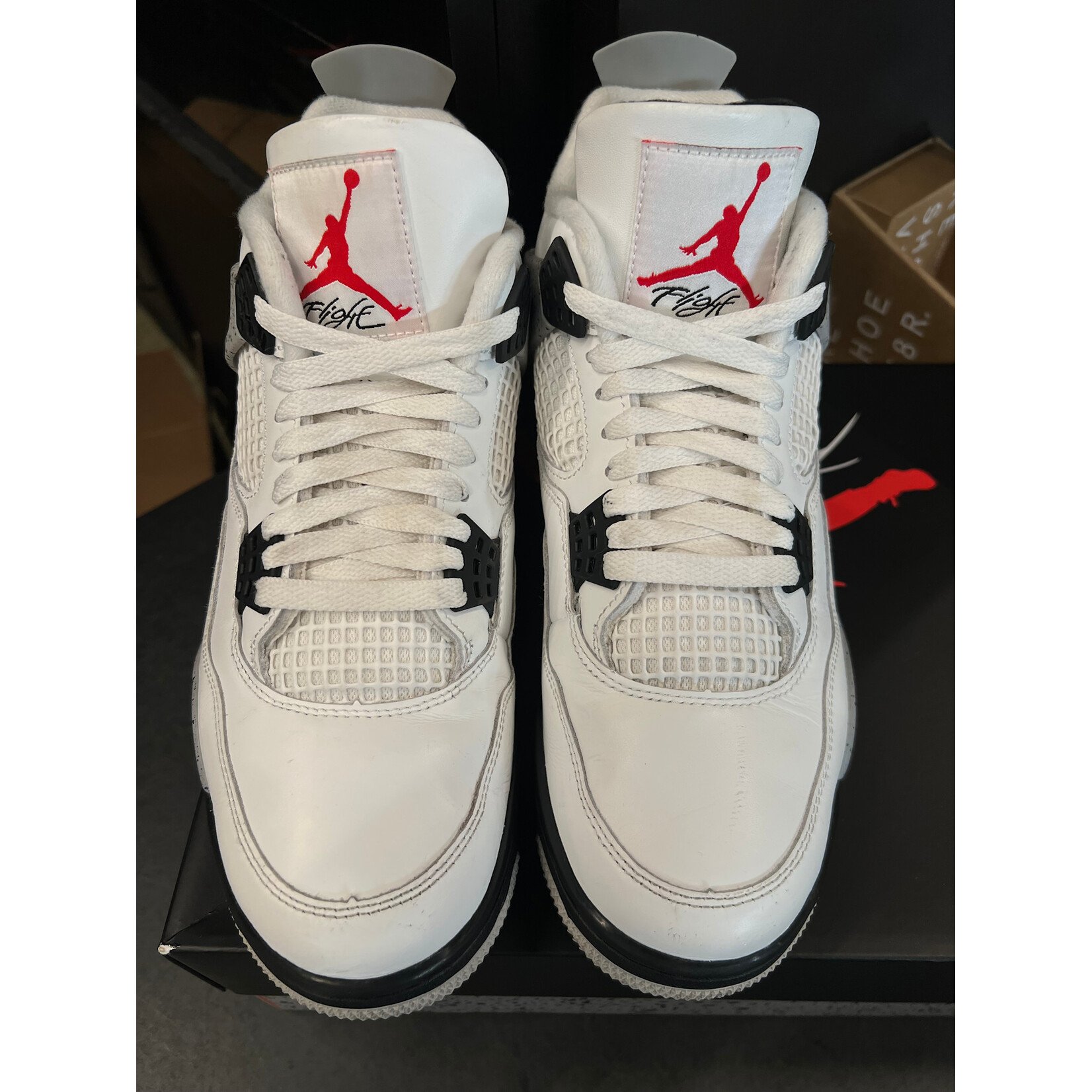 Jordan Jordan 4 Retro White Cement (2025) Size 9.5, PREOWNED