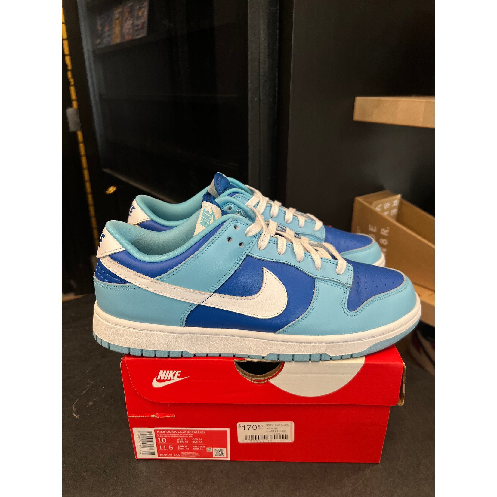 Nike Nike Dunk Low Retro QS Argon (2022) Size 10, PREOWNED